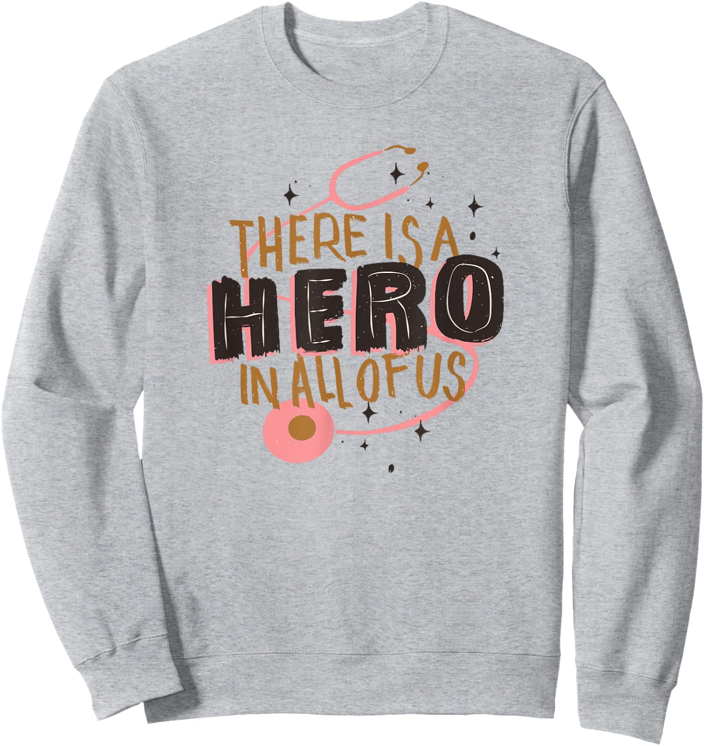 Doctors Superheroes Doctor Nurse Health Care Sweatshirt - Sweatshirt | Ash