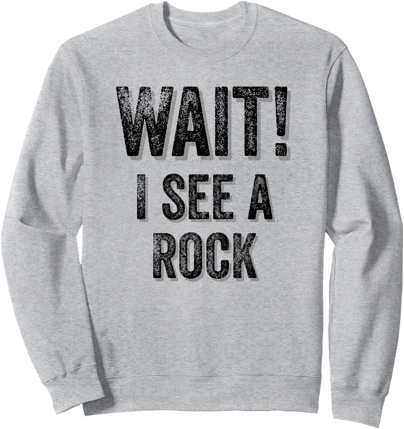 Wait! I See A Rock Geologist Mineral Rock Collector Gift Sweatshirt - Sweatshirt | Ash
