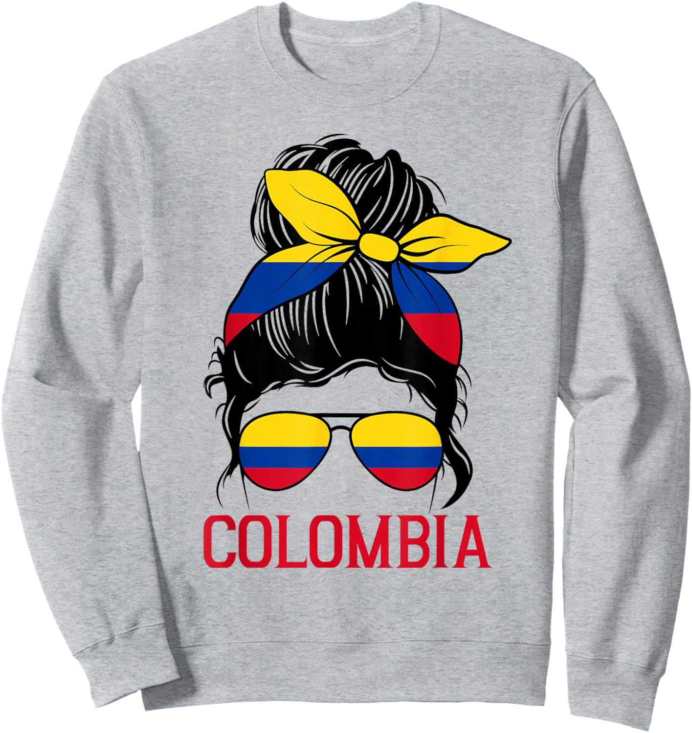 Colombia graphic design for girls kid Colombian toodler Sweatshirt - Sweatshirt | Ash