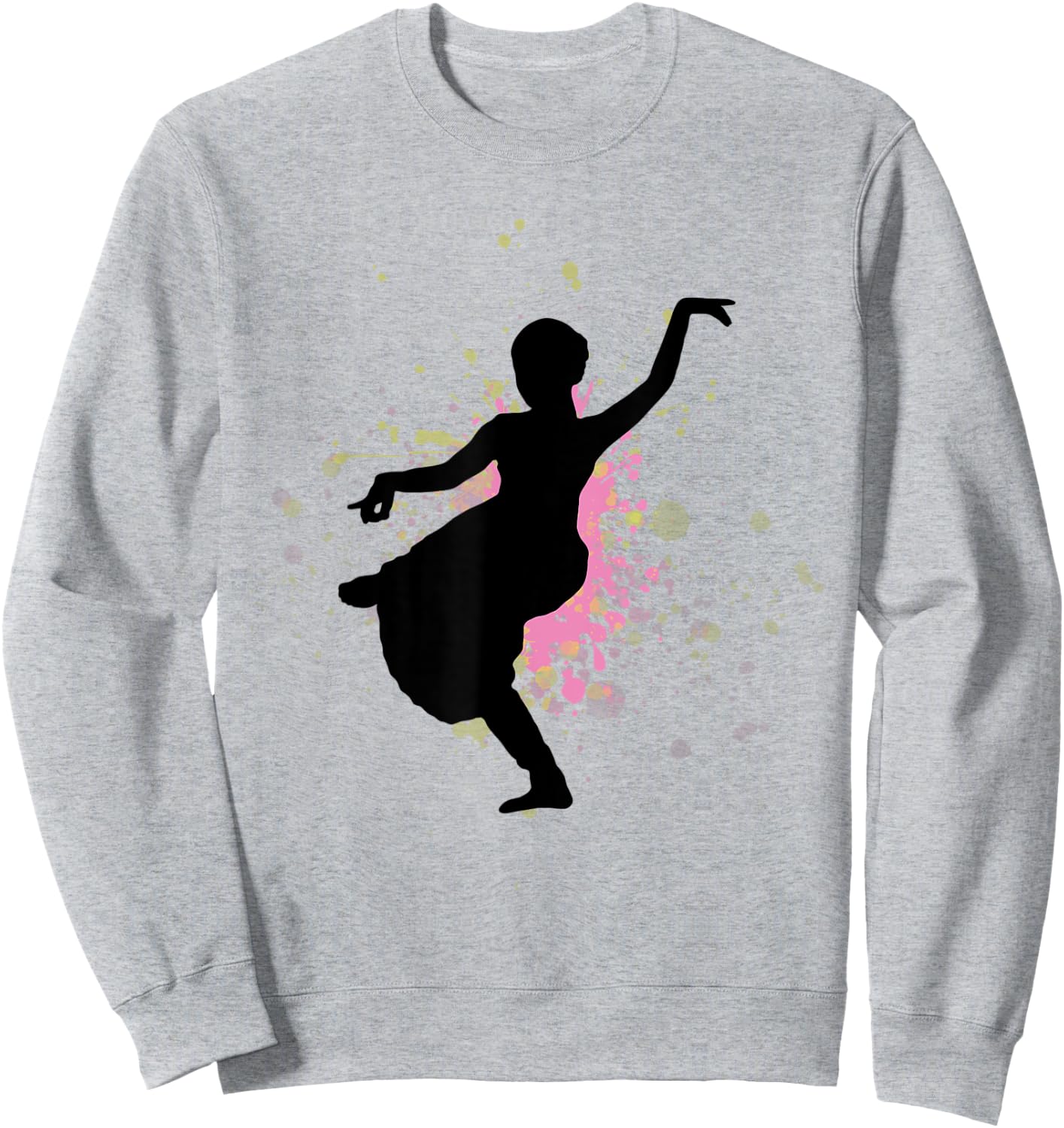 Indian Classical Dance Silhouette Sweatshirt - Sweatshirt | Ash
