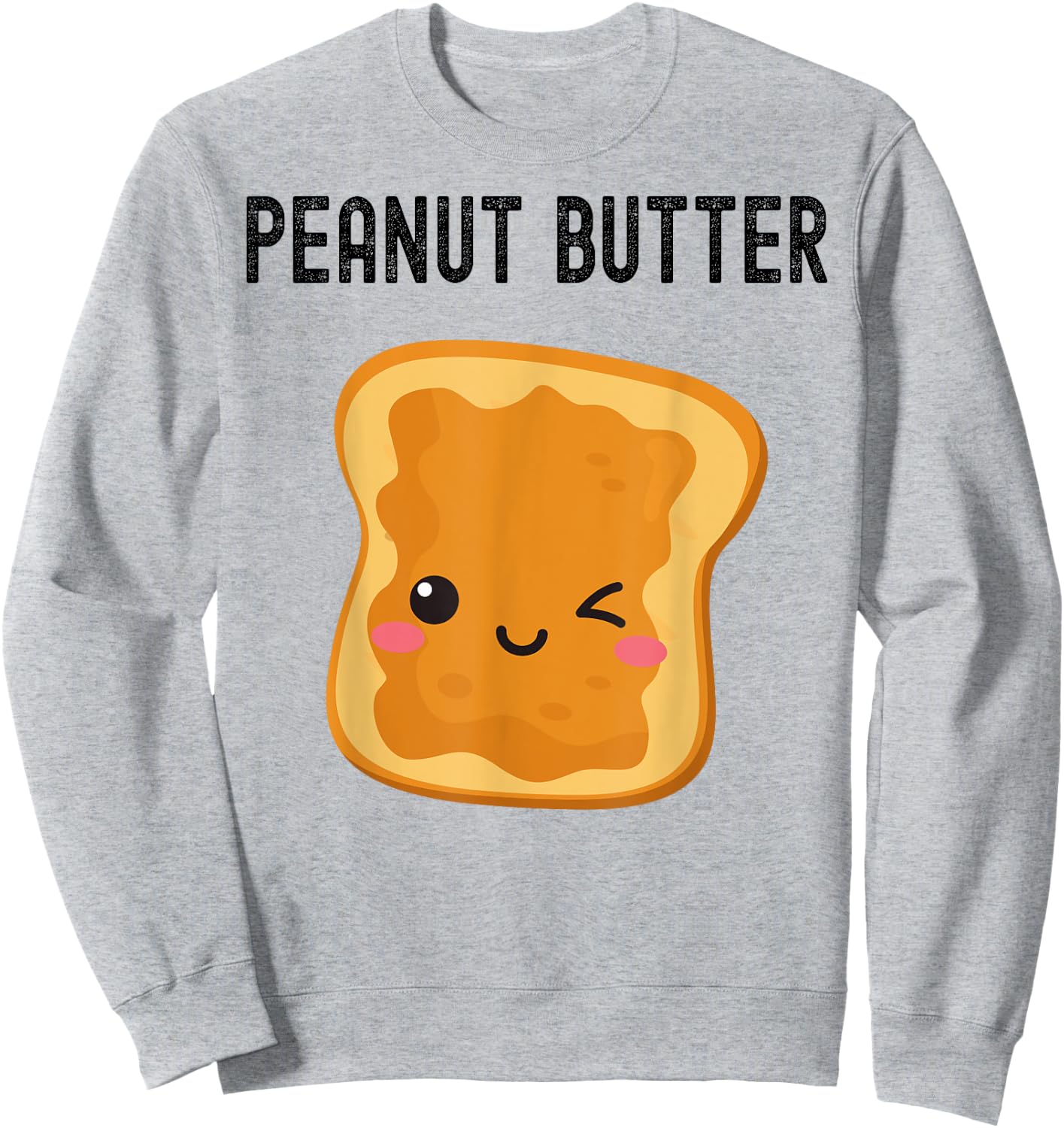 Peanut Butter Jelly Best Friend Couples Matching Sweatshirt - Sweatshirt | Ash