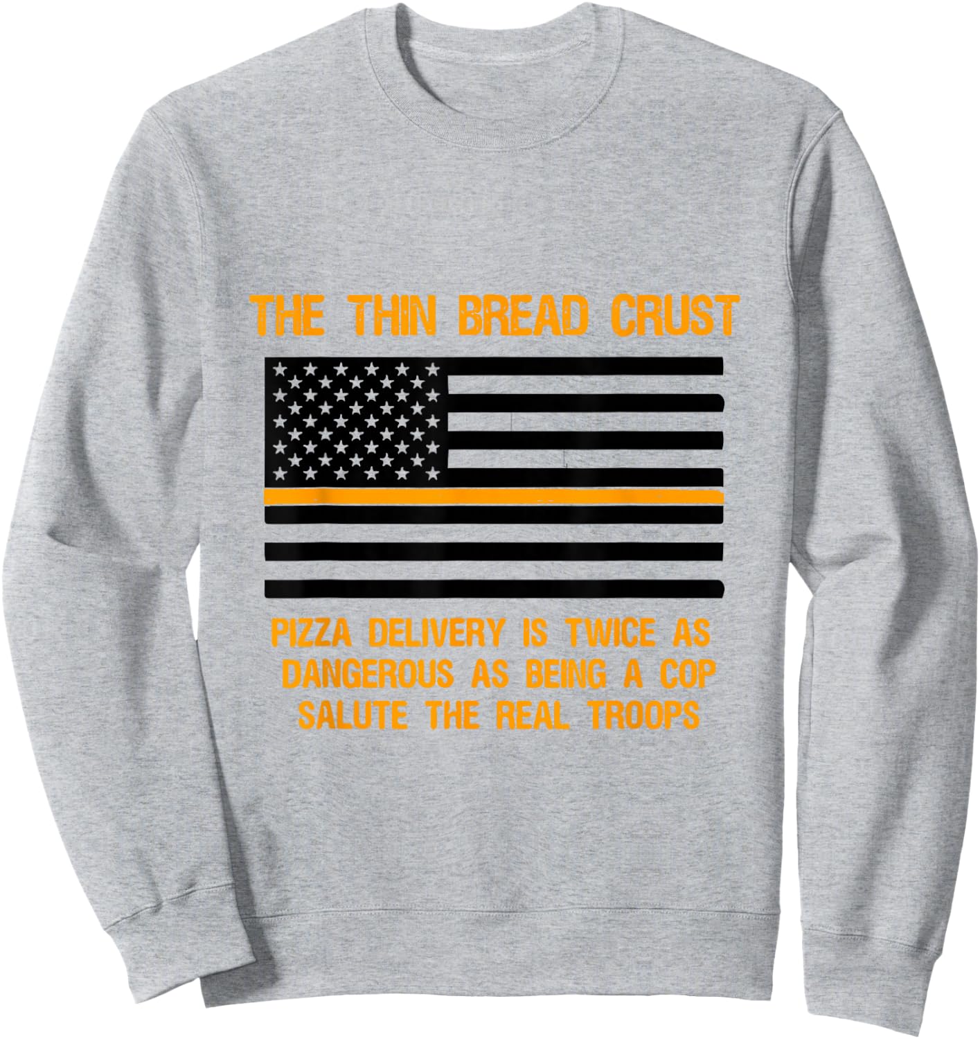Thin Crust Line Sweatshirt - Sweatshirt | Ash