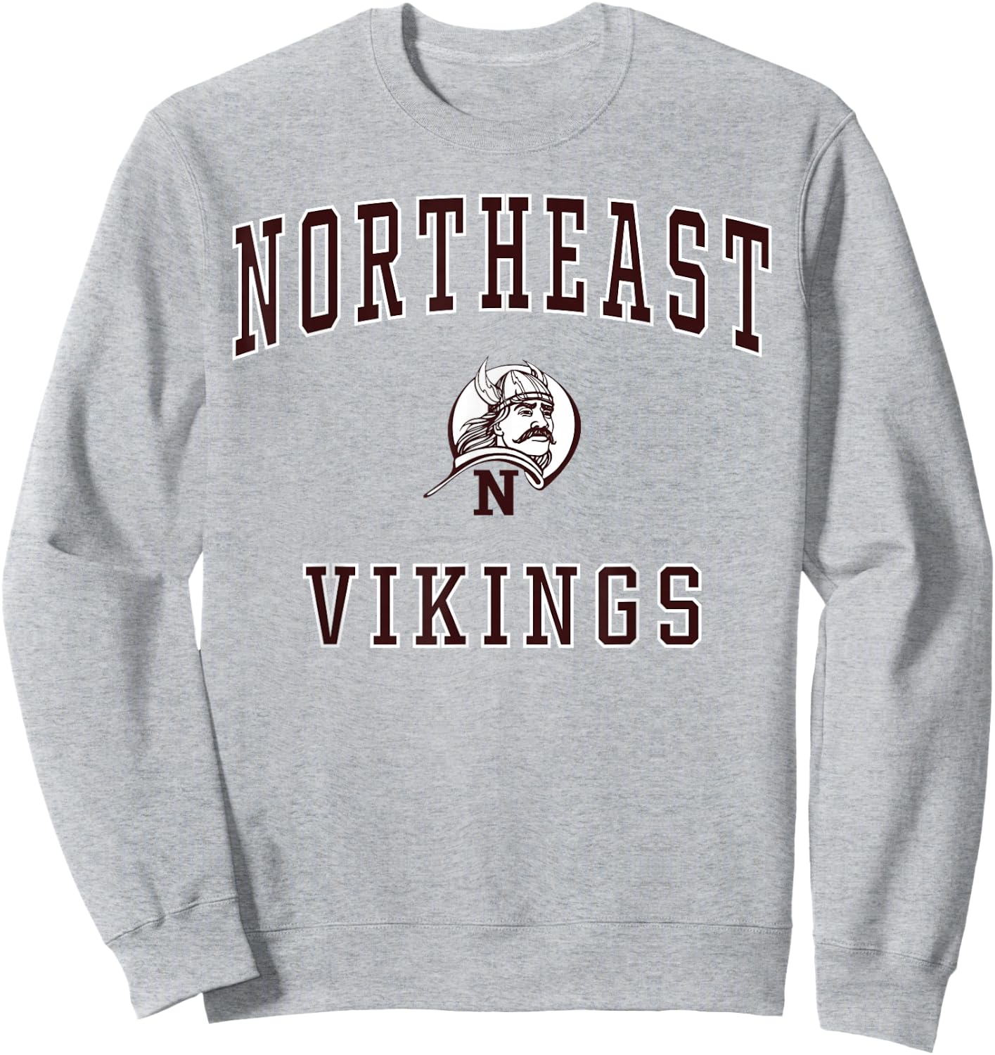 Northeast High School Vikings Sweatshirt - Sweatshirt | Ash