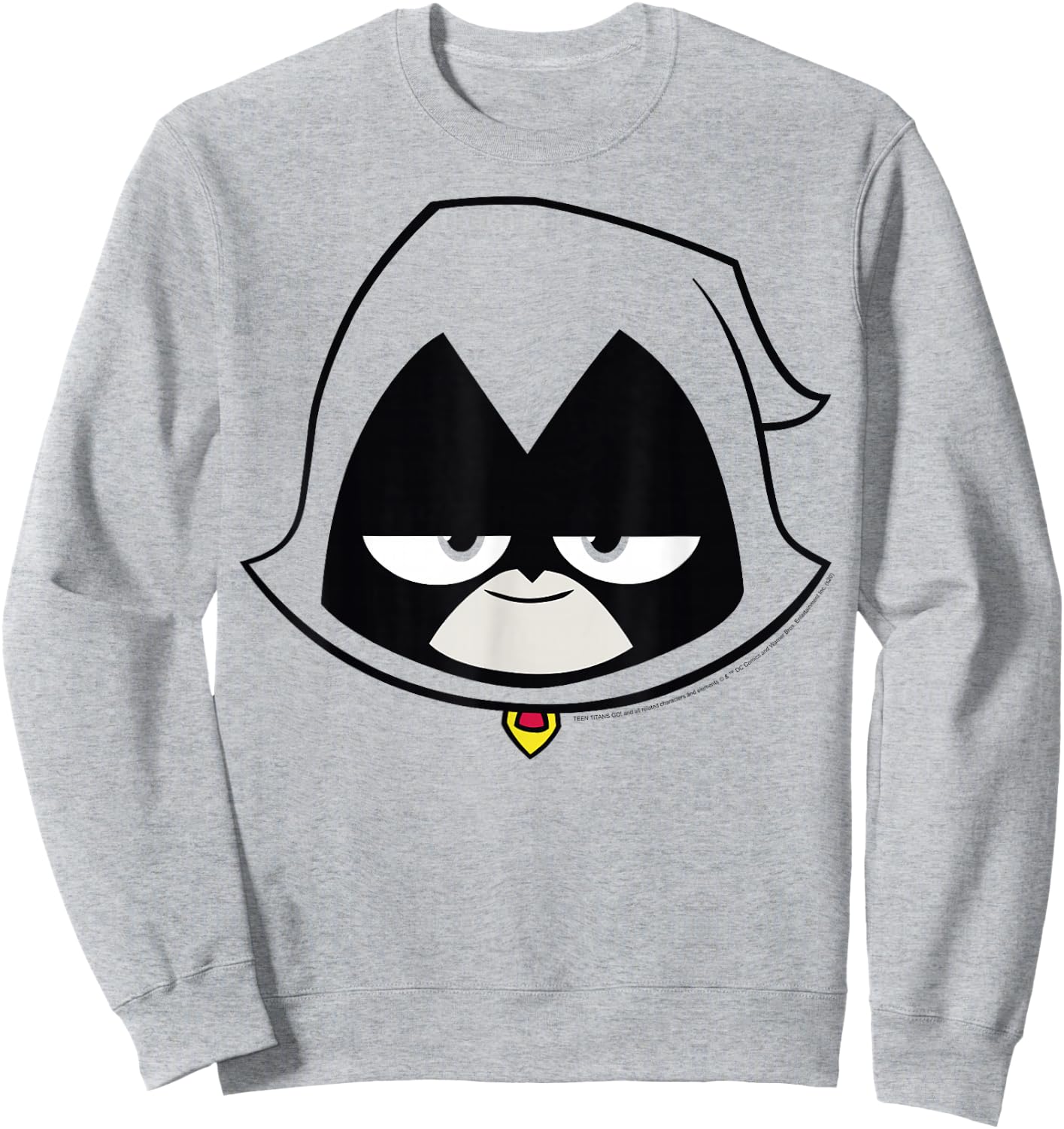 DC Comics Teen Titans Go! Raven Big Face Sweatshirt - Sweatshirt | Ash