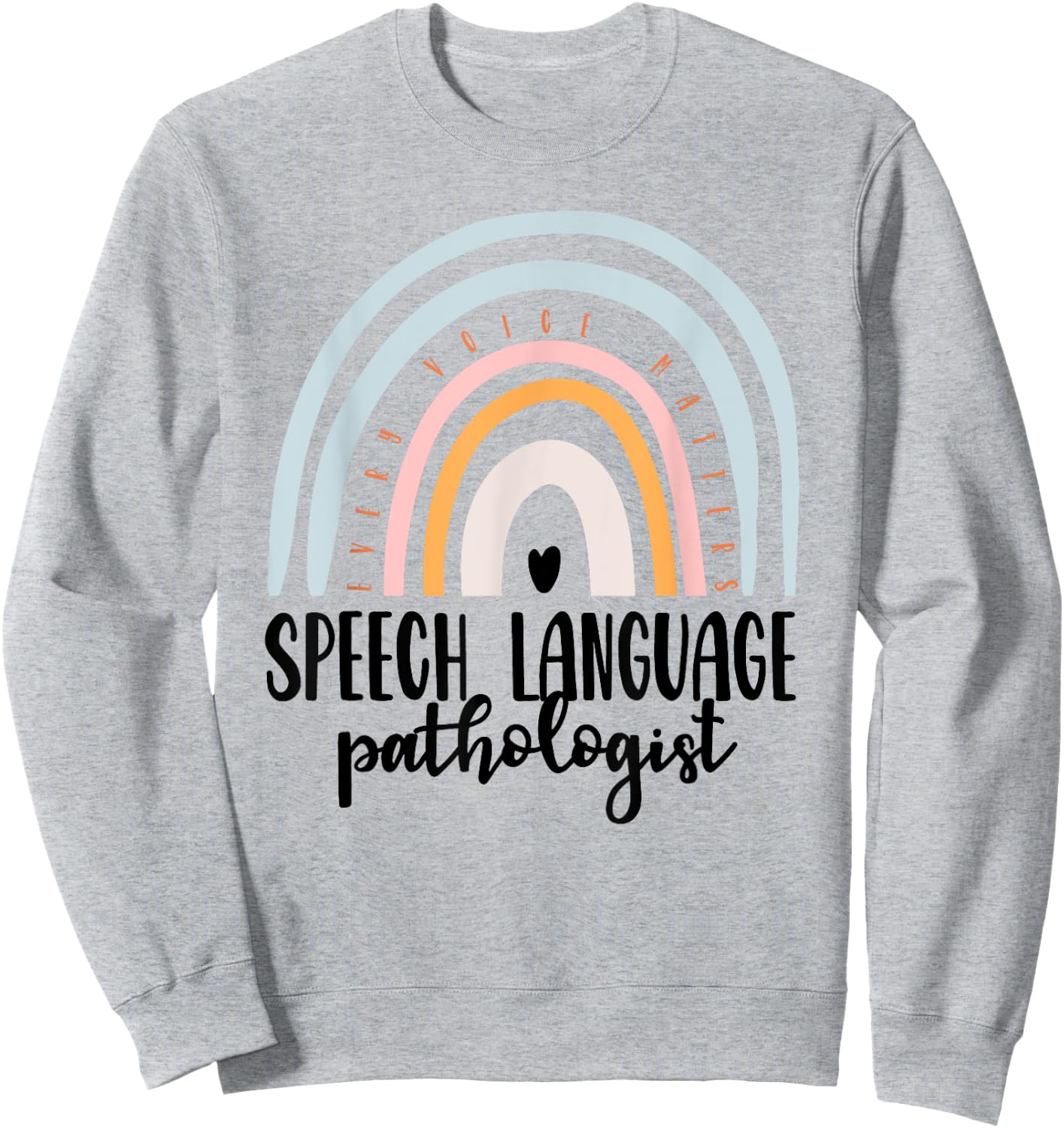 Speech Language Pathologist Speech Therapy SLP Gift Boho Sweatshirt - Sweatshirt | Ash