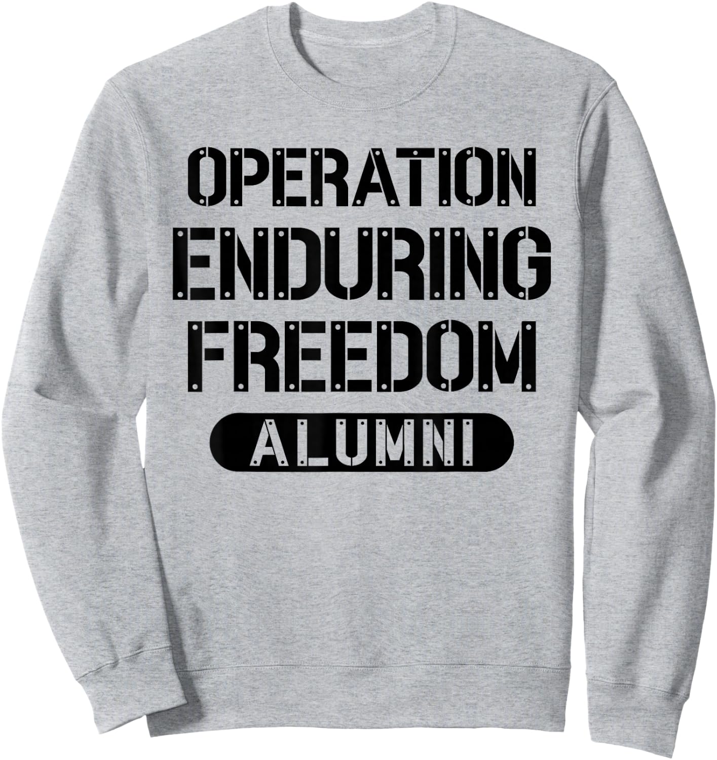 Operation Enduring Freedom Alumni Afghanistan OEF Veteran Sweatshirt - Sweatshirt | Ash