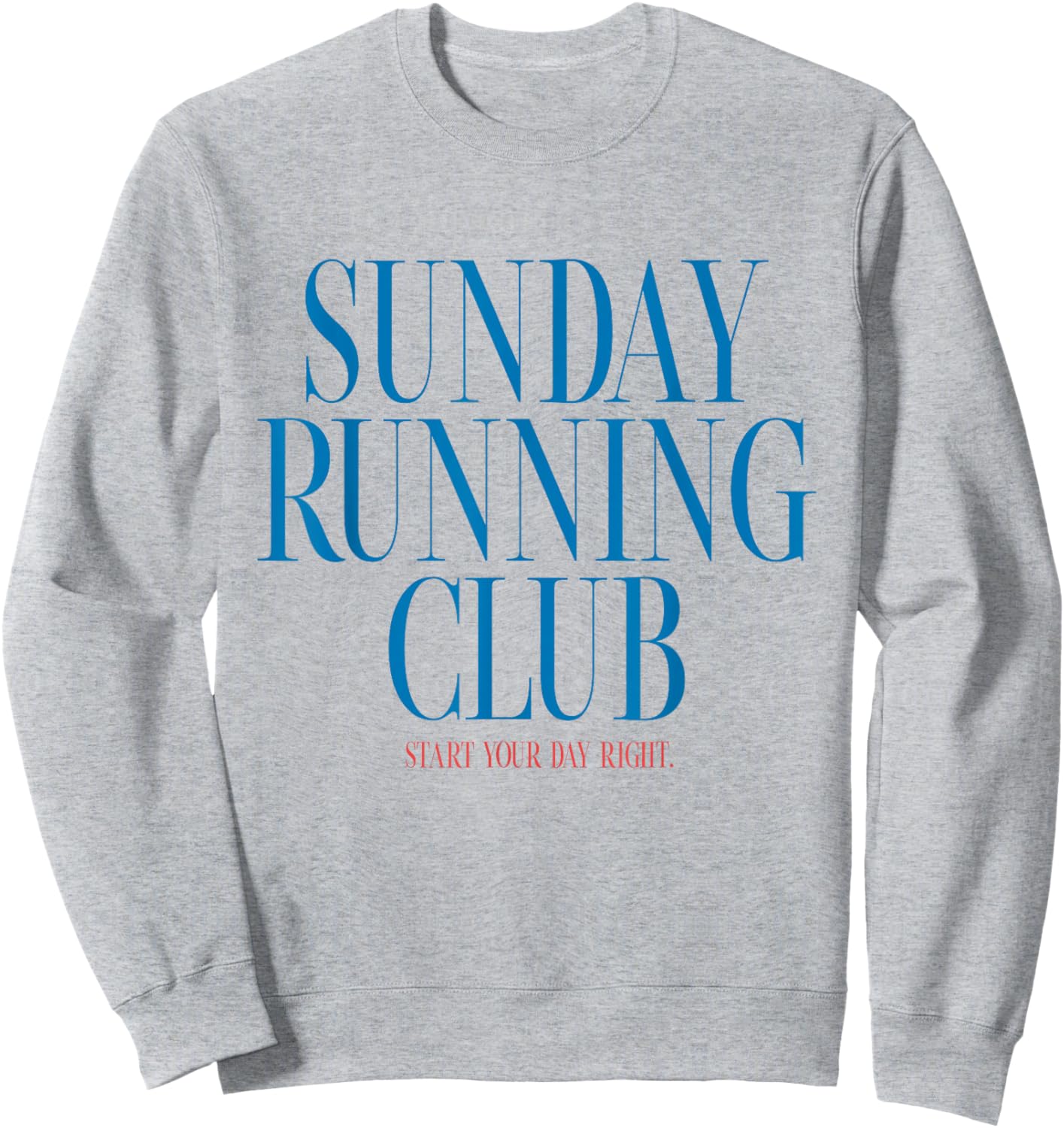 Sunday Running Club Sweatshirt - Sweatshirt | Ash
