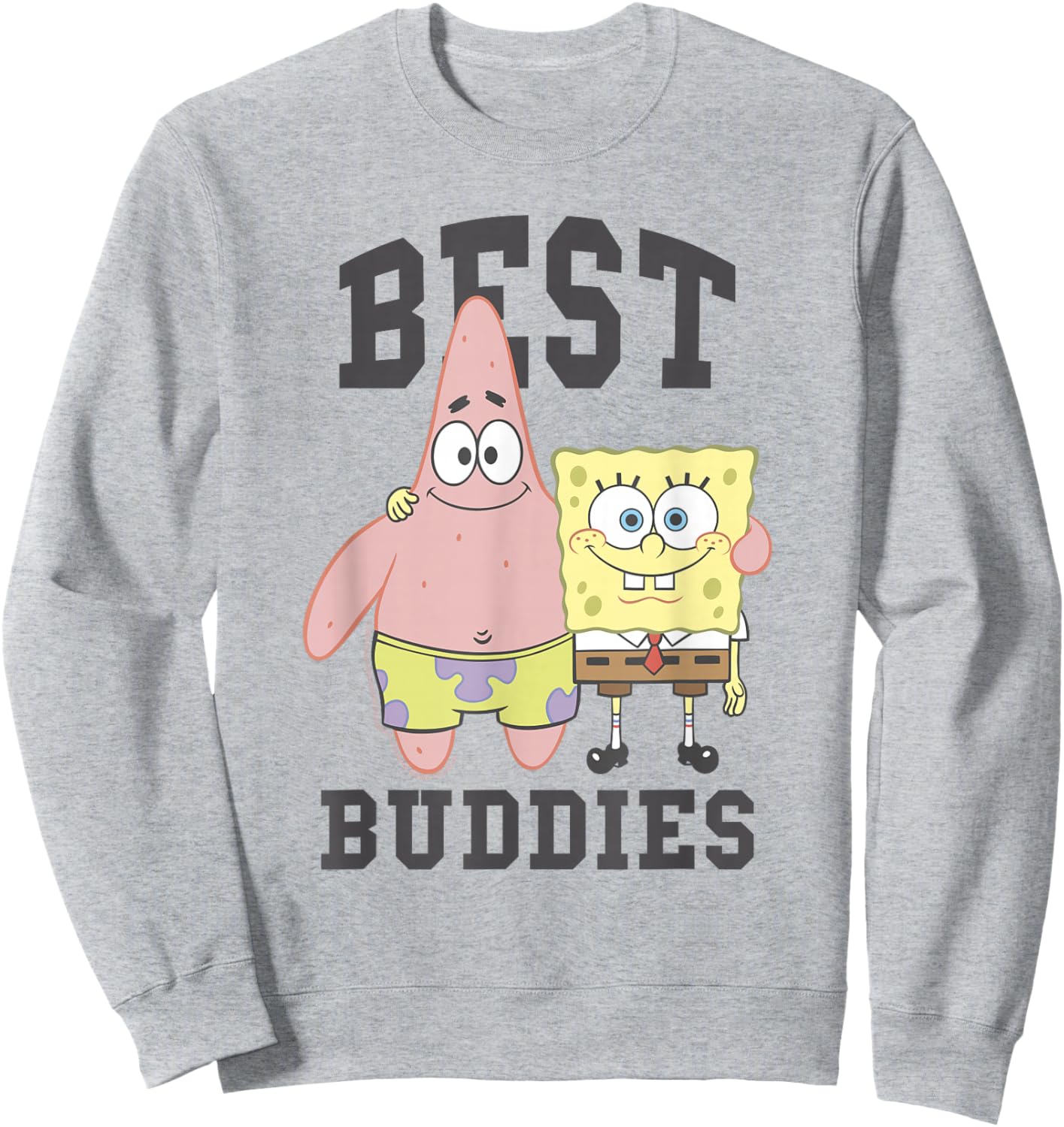 SpongeBob SquarePants And Patrick, Best Buddies Sweatshirt - Sweatshirt | Ash
