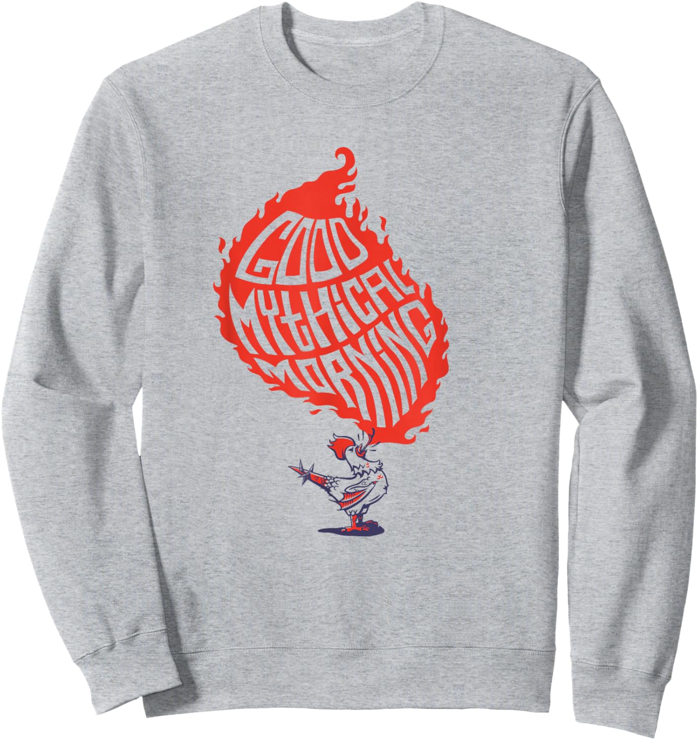 Good Mythical Morning Classic Logo Small Sweatshirt - Sweatshirt | Ash