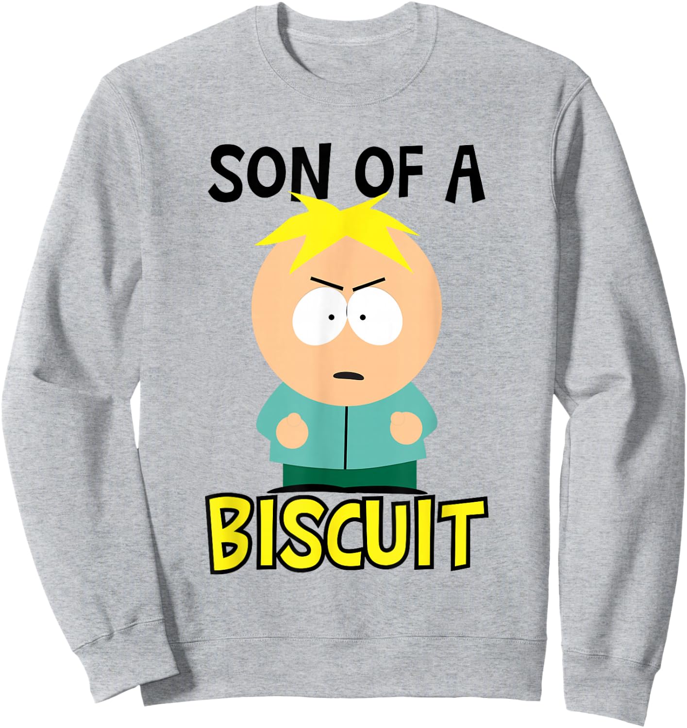 South Park Son of A Biscuit Sweatshirt - Sweatshirt | Ash