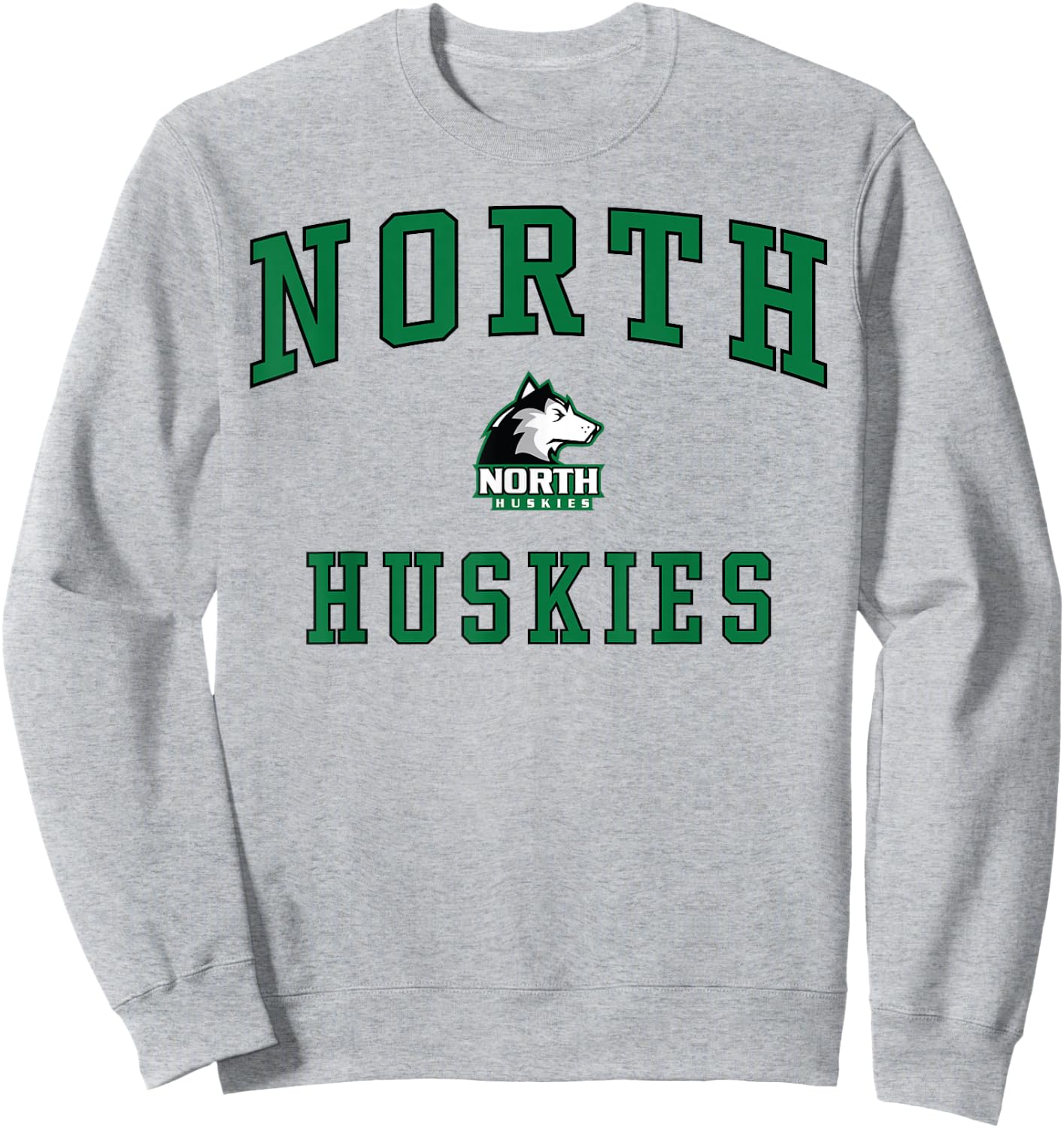 North High School Huskies Sweatshirt - Sweatshirt | Ash