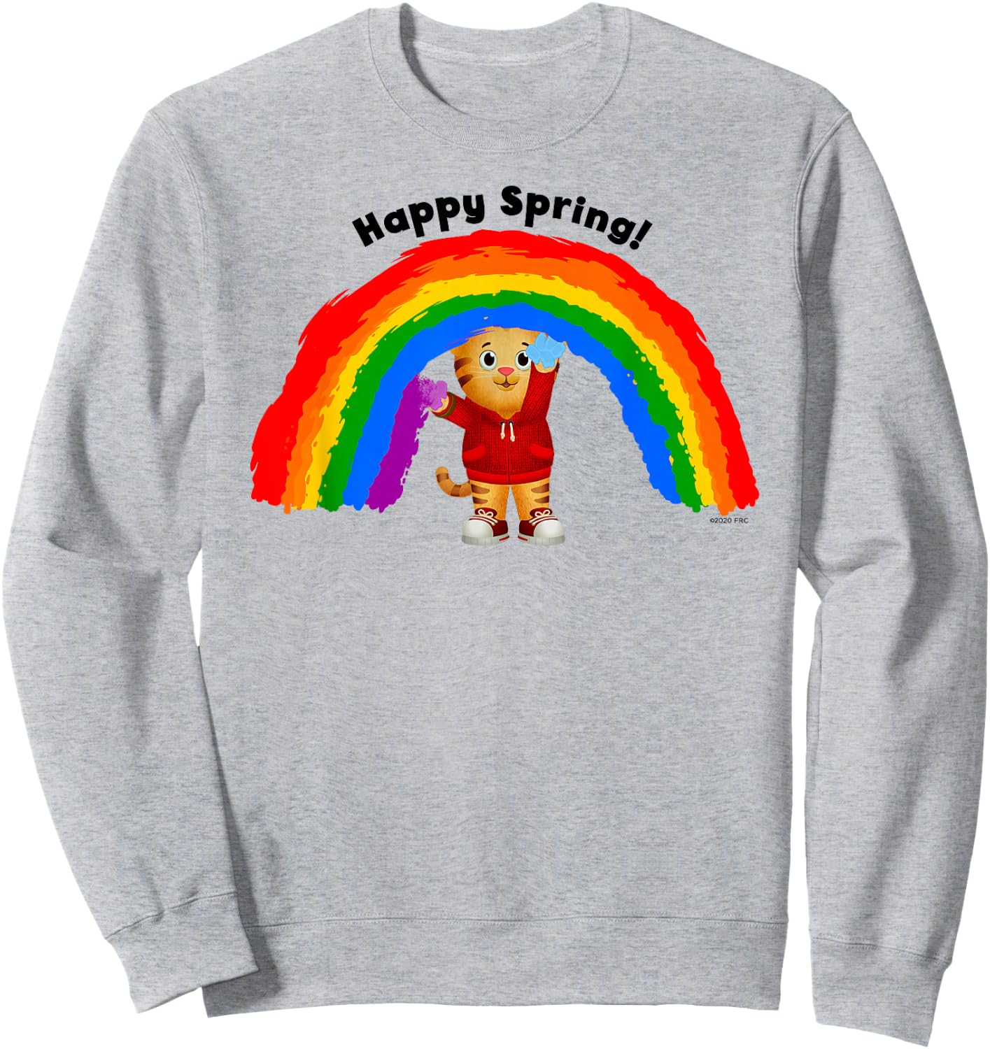 Daniel Tiger's Neighborhood: Happy Spring! Sweatshirt - Sweatshirt | Ash
