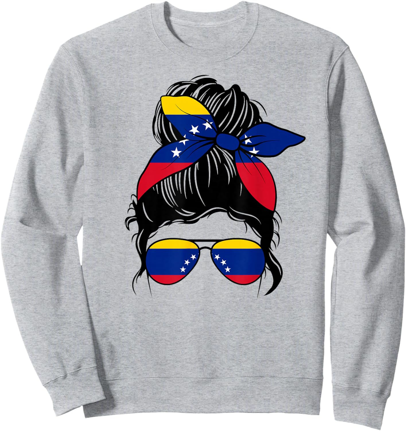 Venezuela Graphic Design for Girls Kid Venezuelan Toodler Sweatshirt - Sweatshirt | Ash