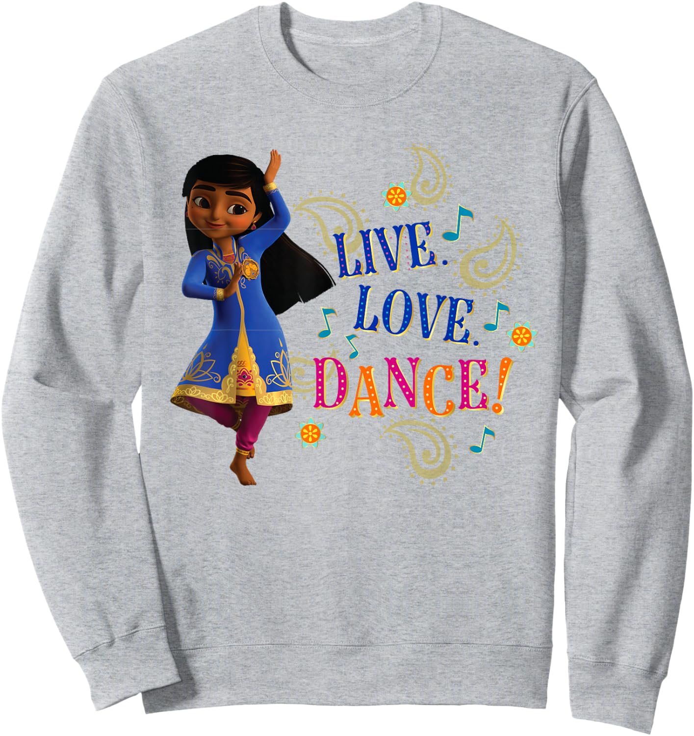 Disney Mira, Royal Detective Live Love Dance! Sweatshirt - Sweatshirt | Ash