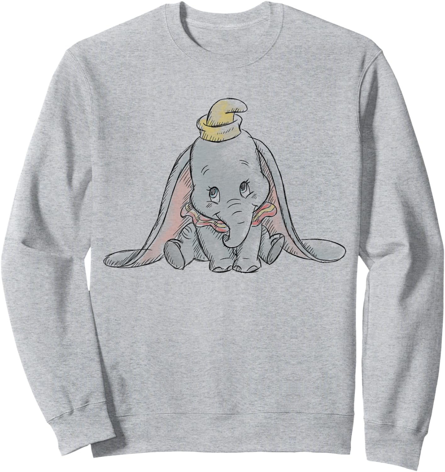 Disney Classic Dumbo Baby Elephant Sweatshirt - Sweatshirt | Ash
