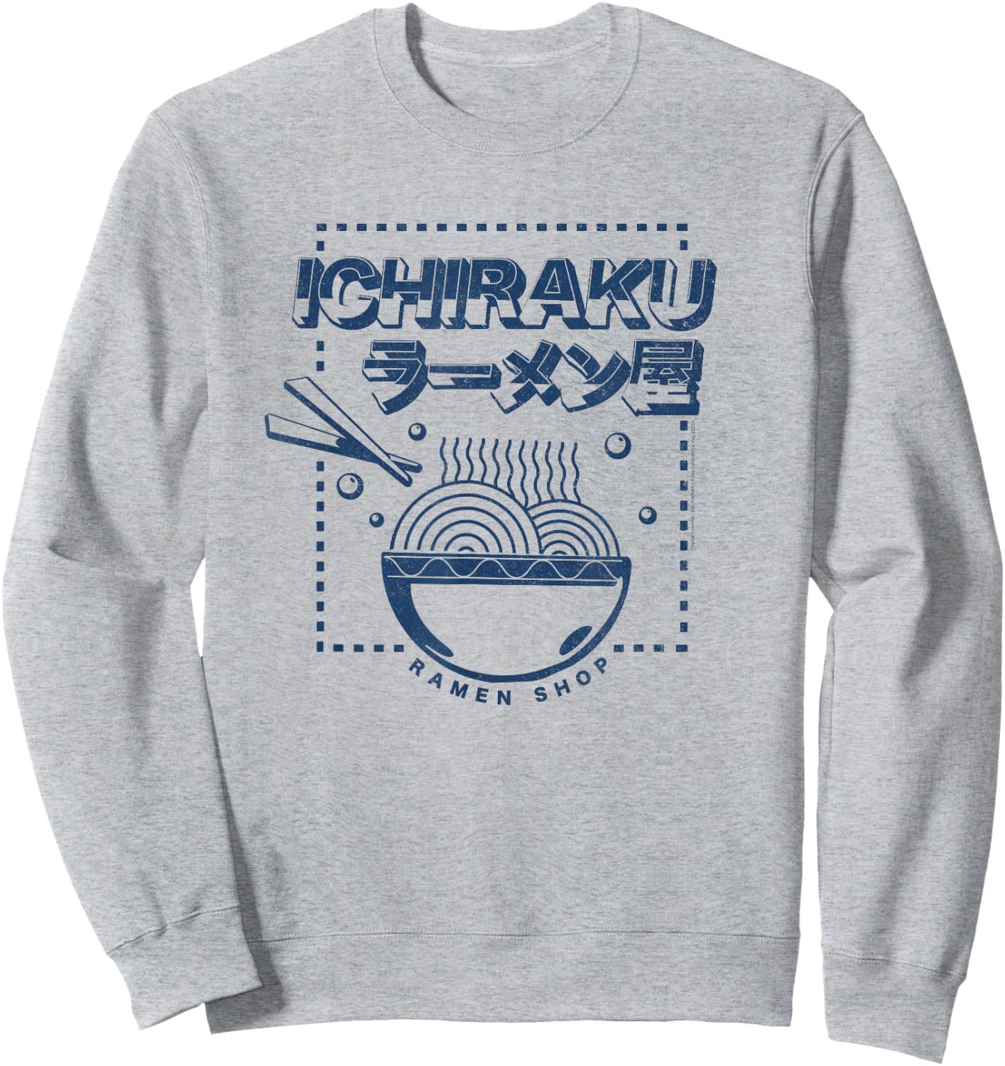 Naruto Shippuden Ichiraku Ramen Shop Logo Anime Sweatshirt - Sweatshirt | Ash