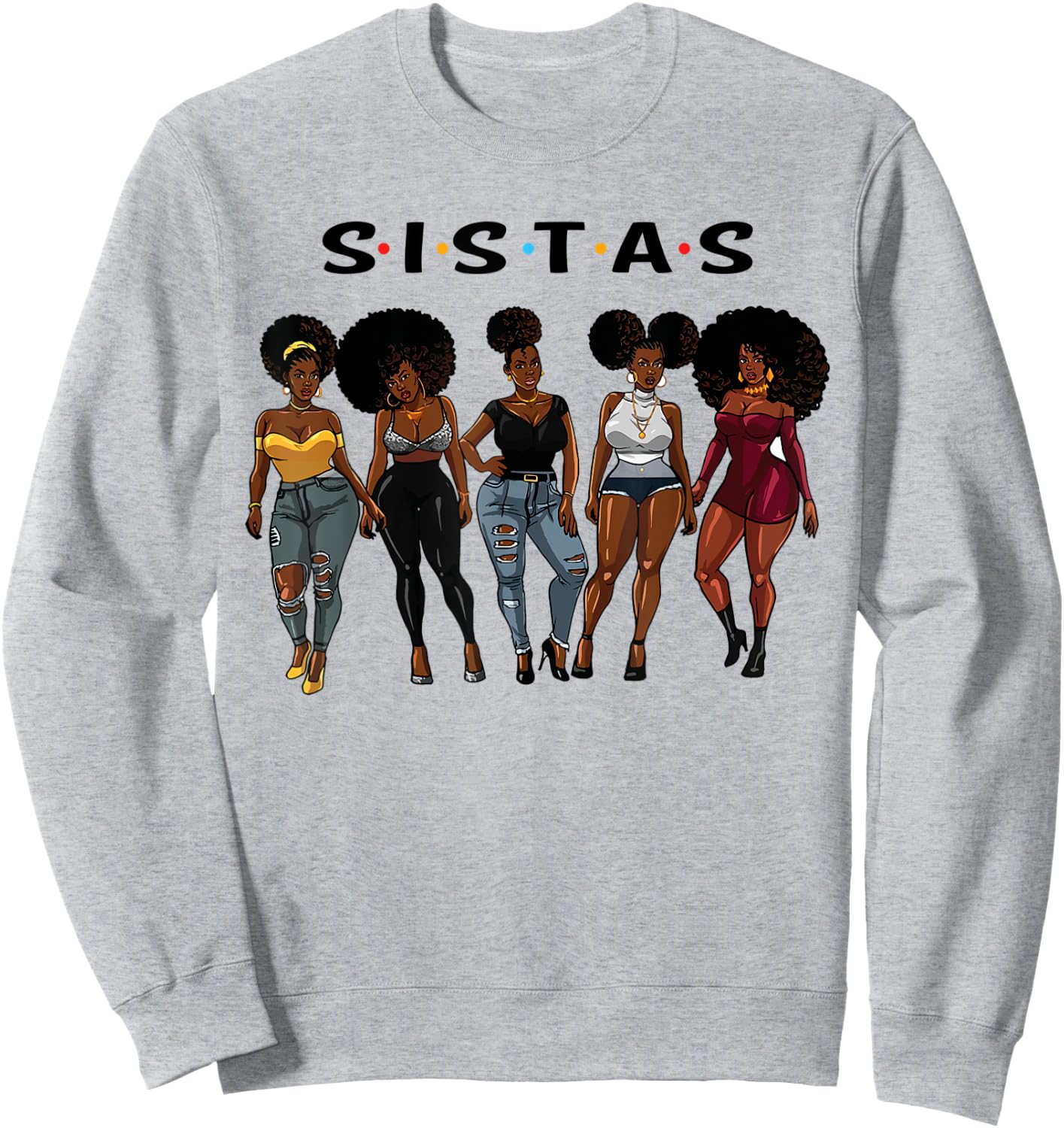 Sistas afro Women together, Women , Women birthday Sweatshirt - Sweatshirt | Ash