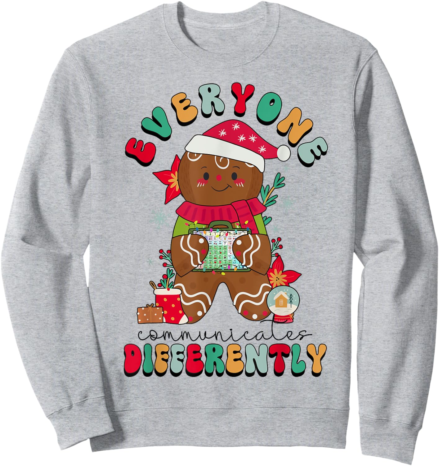 SPED Squad Special Education Teacher Autism Christmas Women Sweatshirt - Sweatshirt | Ash