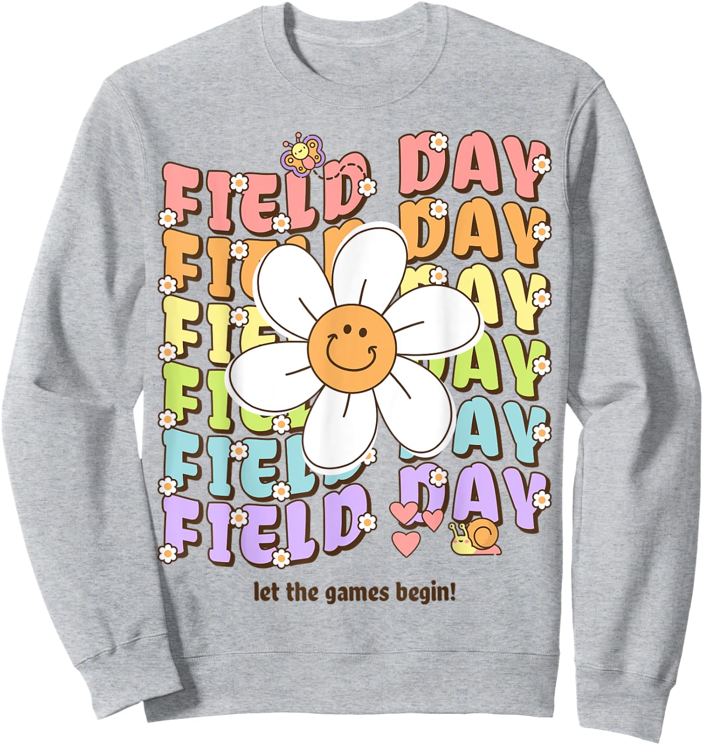 Orange Shirts for girls field day Sweatshirt - Sweatshirt | Ash