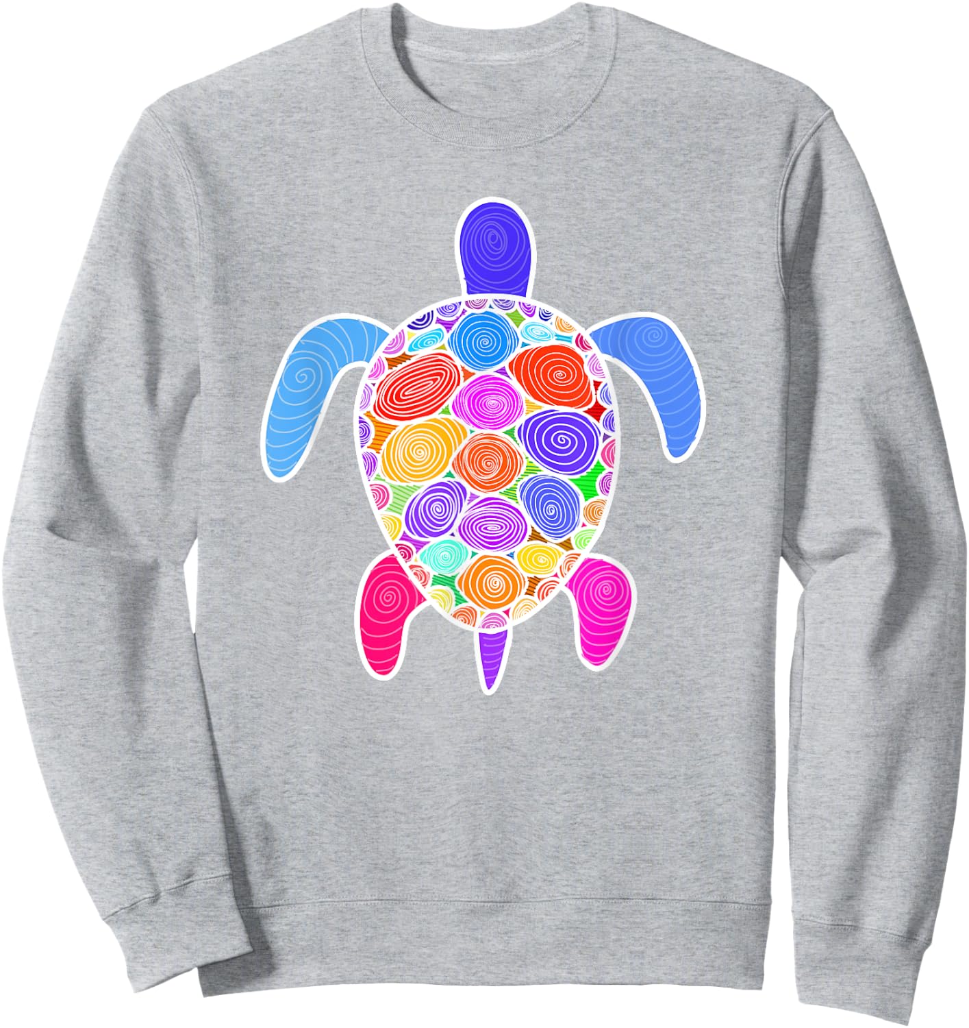 Hawaiian Tie Dye Sea Turtle, Hawaii shirt Sweatshirt - Sweatshirt | Ash