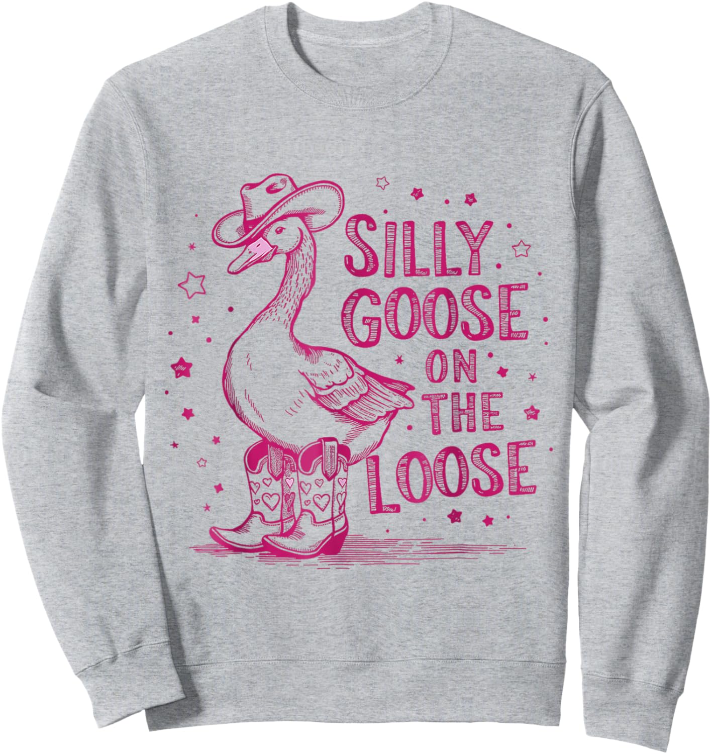 Vintage Silly Goose On The Loose Sweatshirt - Sweatshirt | Ash