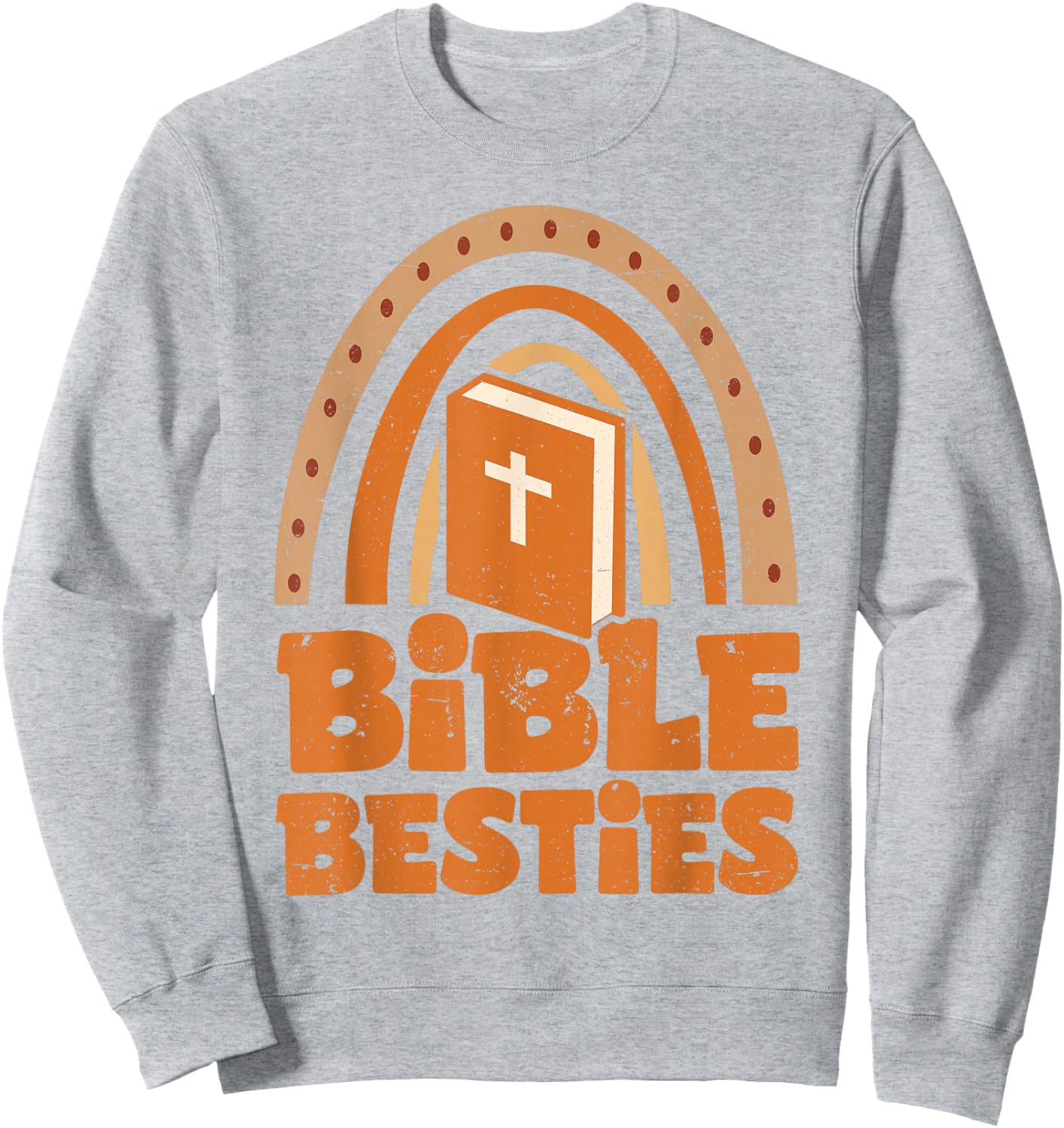 Bible Besties BFF Best Friends Bestie Sweatshirt - Sweatshirt | Ash