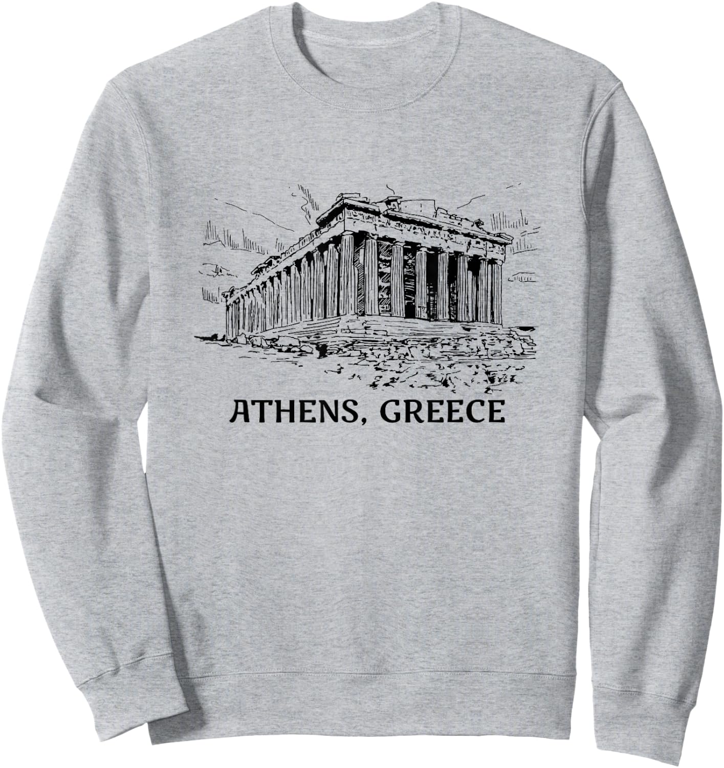 Athens, Greece Sweatshirt - Sweatshirt | Ash