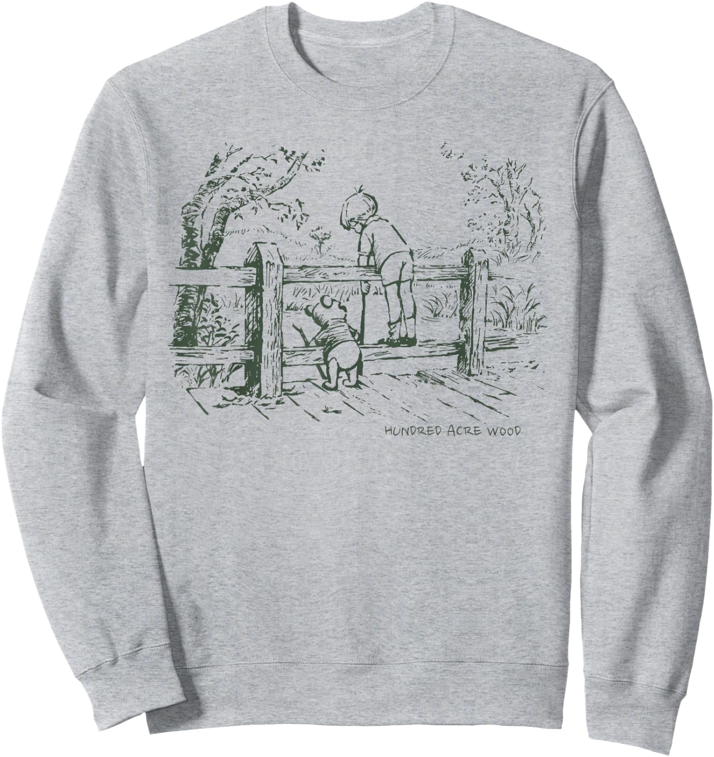 Disney Winnie the Pooh and Christopher Robin Sweatshirt - Sweatshirt | Ash