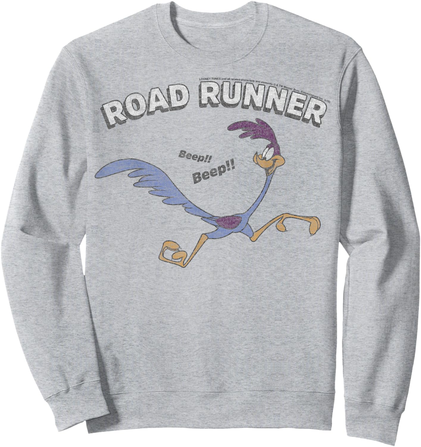 Looney Tunes Road Runner Beep Beep Small Sweatshirt - Sweatshirt | Ash