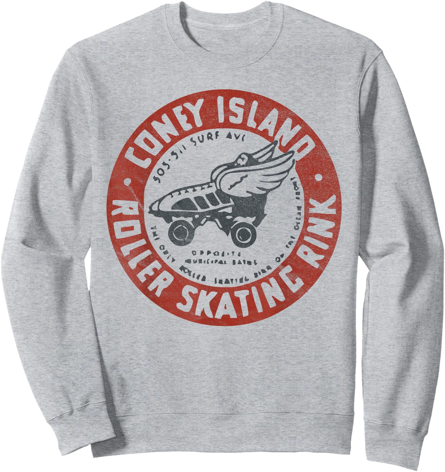 Roller Skating Rink Coney Island Brooklyn Sweatshirt - Sweatshirt | Ash