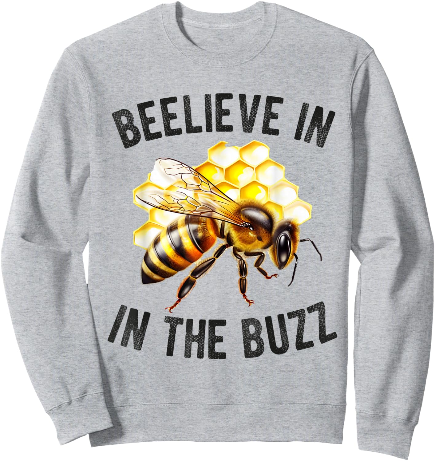 Bee Women Men Yellow Bumble Bees Honey Beekeeper Apiarists Sweatshirt - Sweatshirt | Ash
