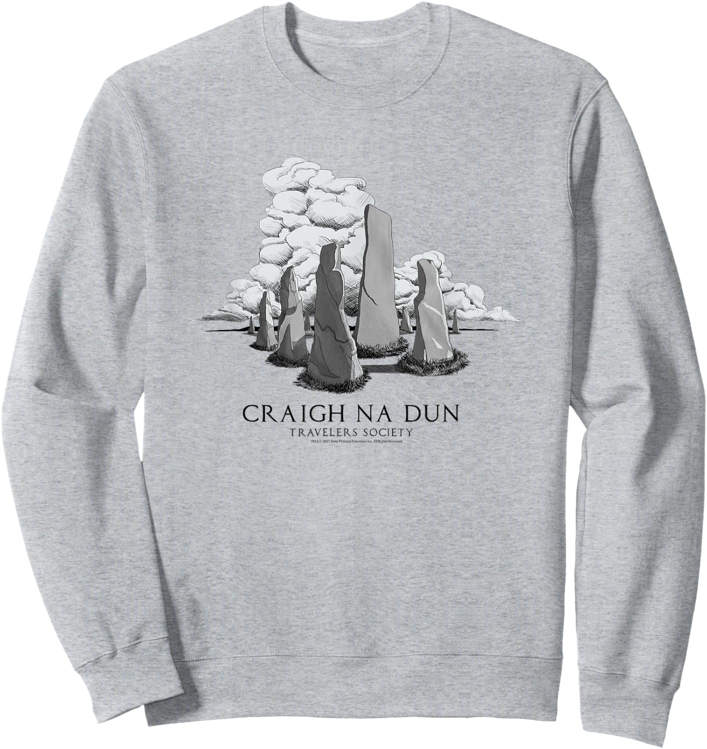 Outlander Craigh Na Dun Sweatshirt - Sweatshirt | Ash