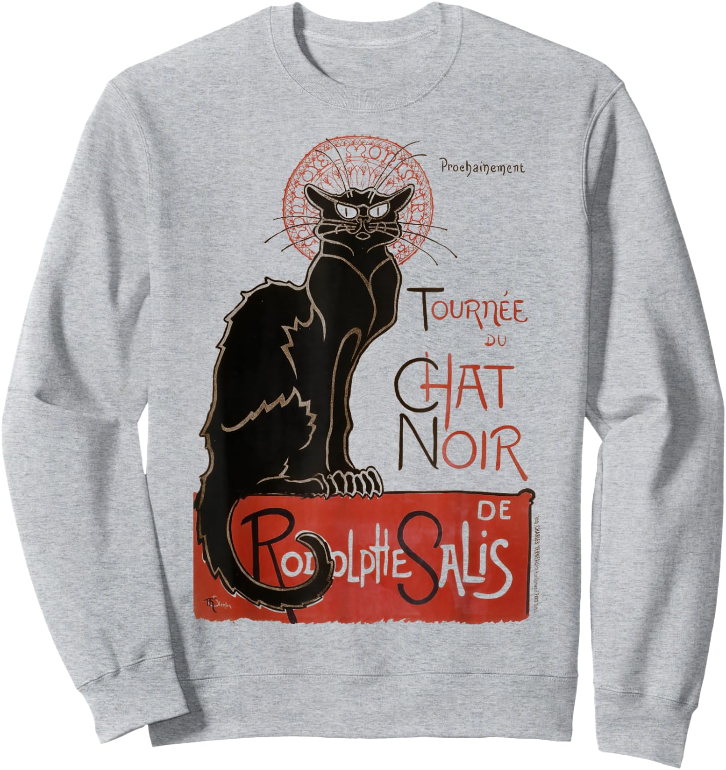 Tournee du Chat Noir Artwork Sweatshirt - Sweatshirt | Ash