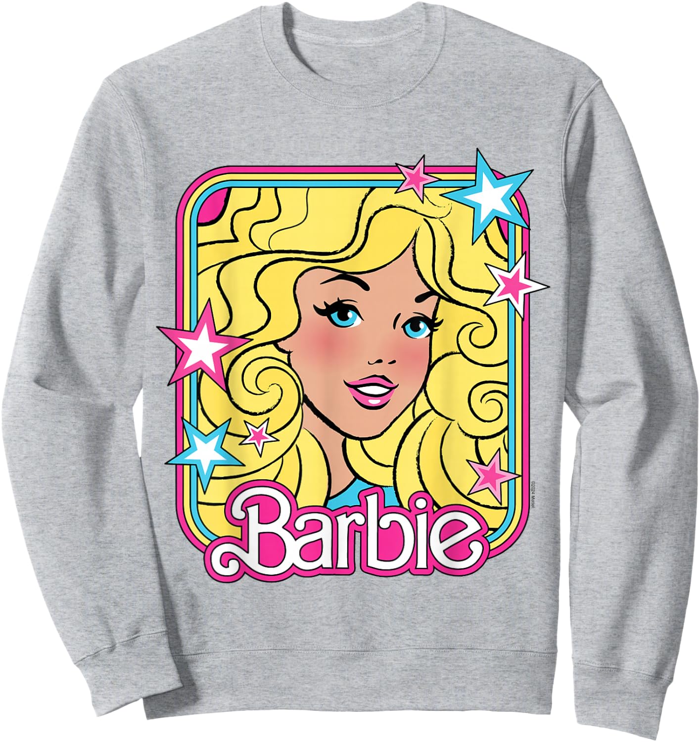 Barbie 70s Portrait with Stars Sweatshirt - Sweatshirt | Ash