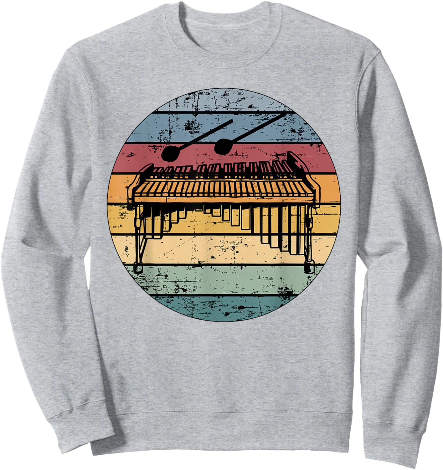 Marimba Retro Marimba Player Marimba Lover Sweatshirt - Sweatshirt | Ash