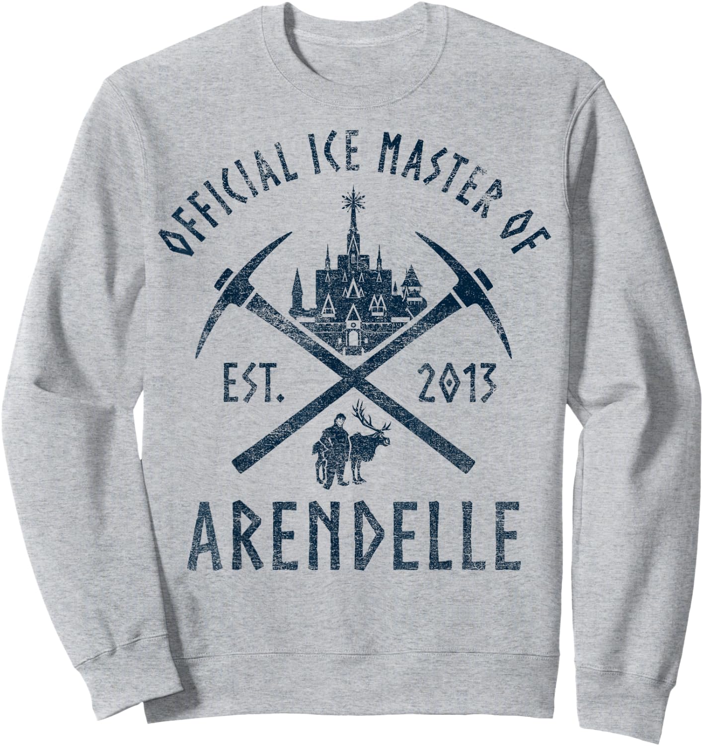 Disney Frozen Official Ice Master Of Arendelle Est. 2013 Sweatshirt - Sweatshirt | Ash