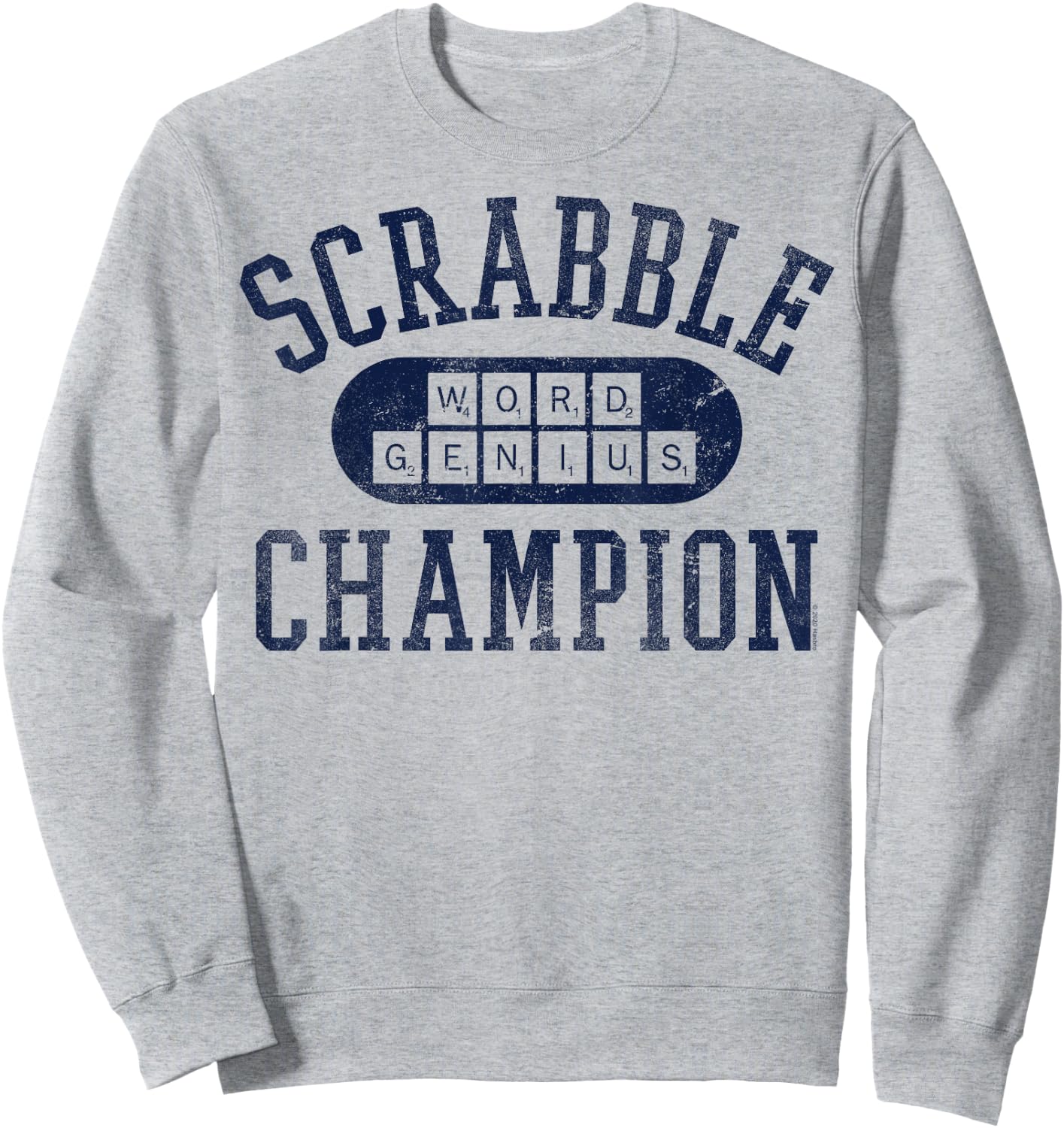 Scrabble Word Genius Scrabble Champion Sweatshirt - Sweatshirt | Ash