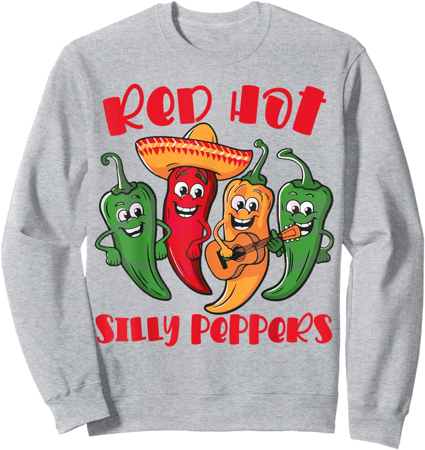 Red Hot Silly Peppers Sweatshirt - Sweatshirt | Ash