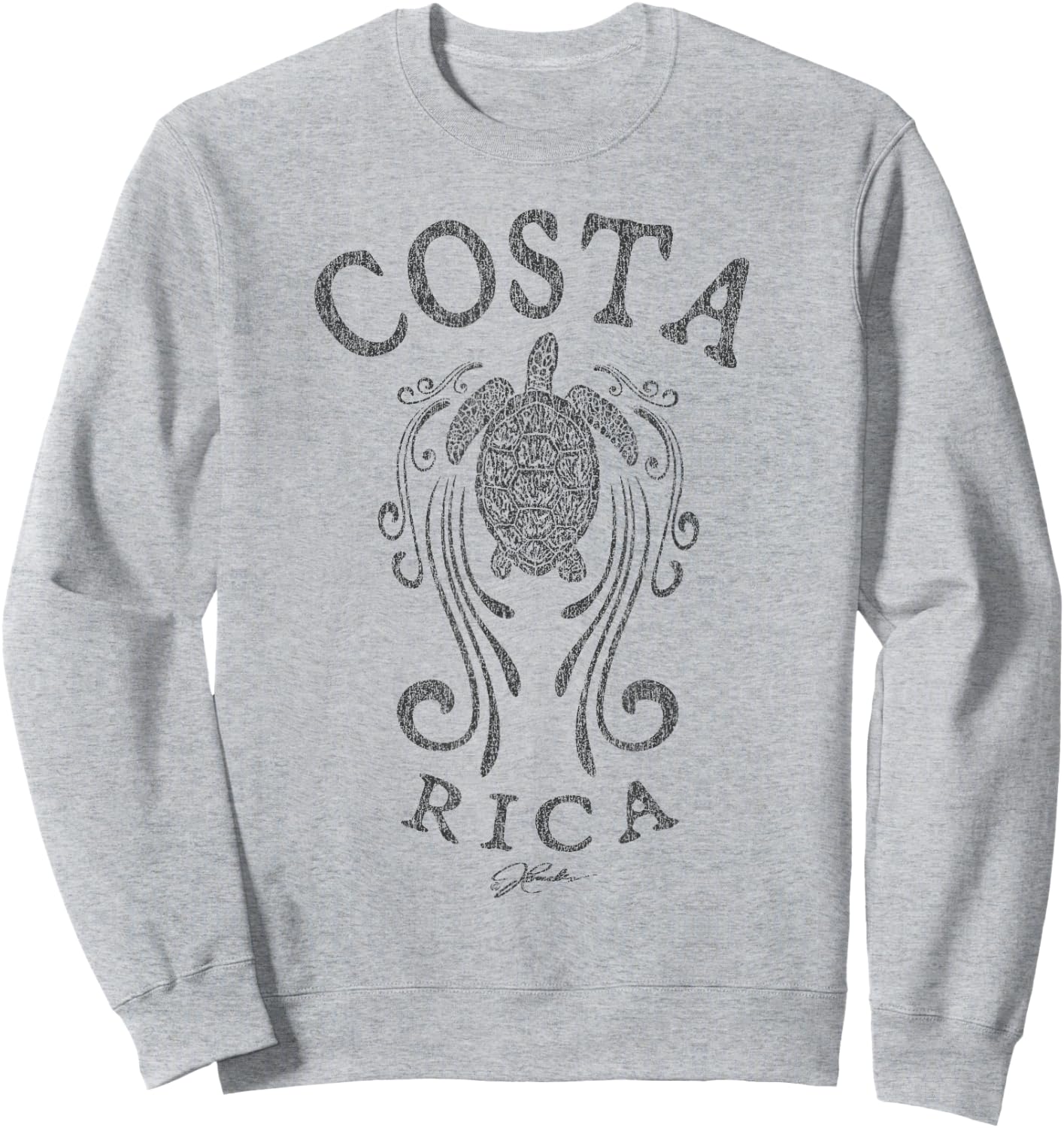 JCombs: Costa Rica, Sea Turtle in the Slipstream Sweatshirt - Sweatshirt | Ash