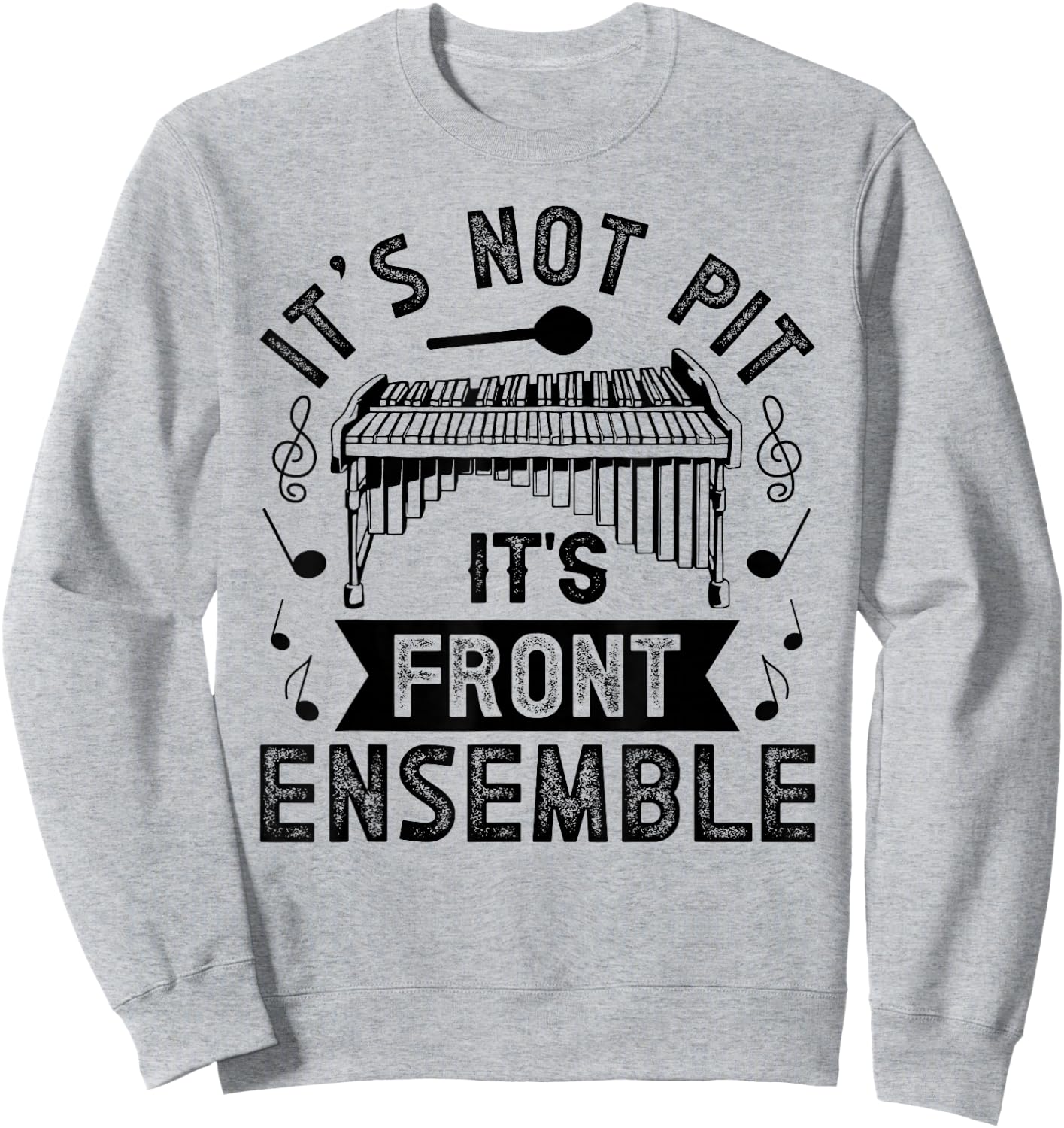 Front Ensemble Marimba Player Marimba Lover Marimba Sweatshirt - Sweatshirt | Ash