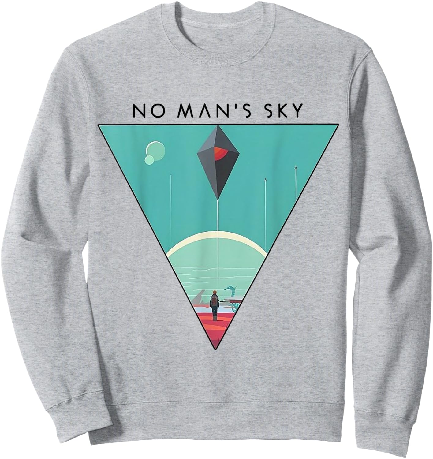No Man's Sky - Space Gaming - Science Fiction Game Sweatshirt - Sweatshirt | Ash