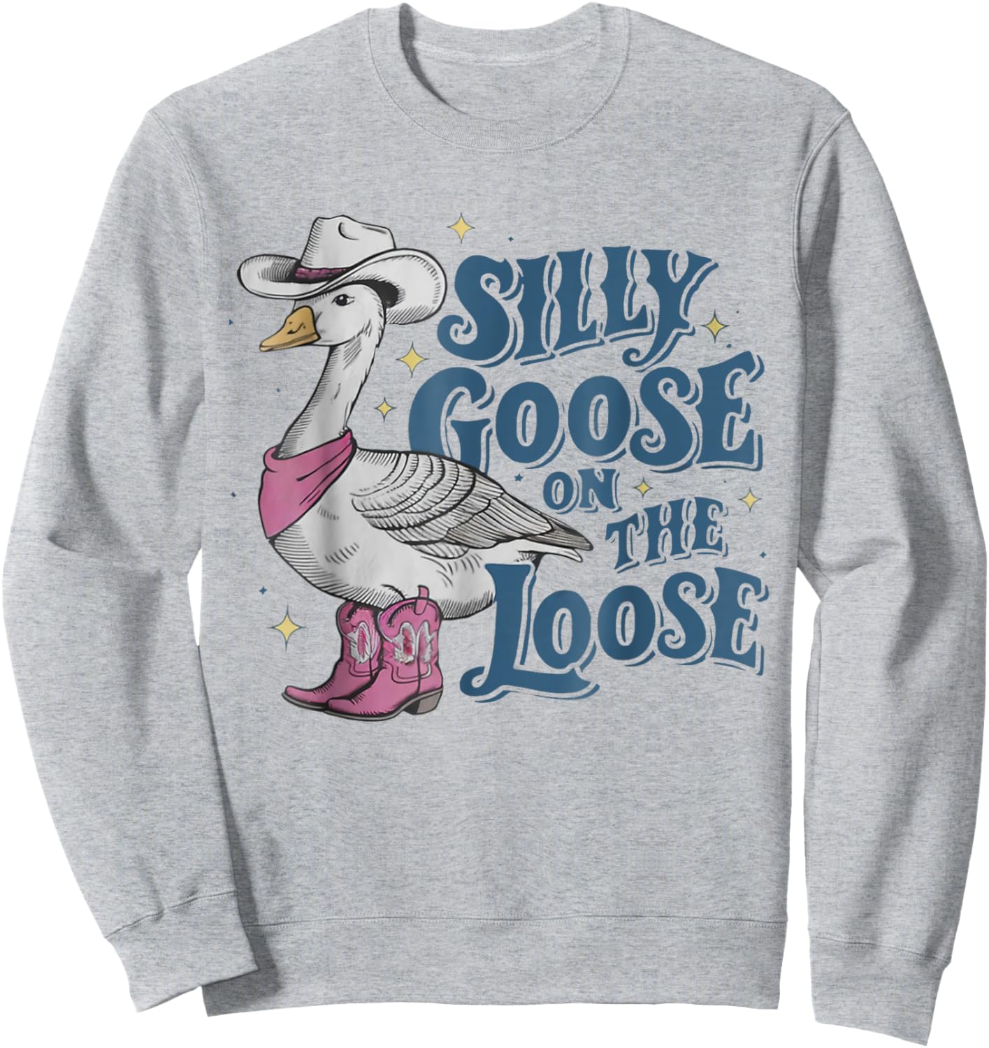 Silly Goose On The Loose Vintage Silly Goose Sweatshirt - Sweatshirt | Ash