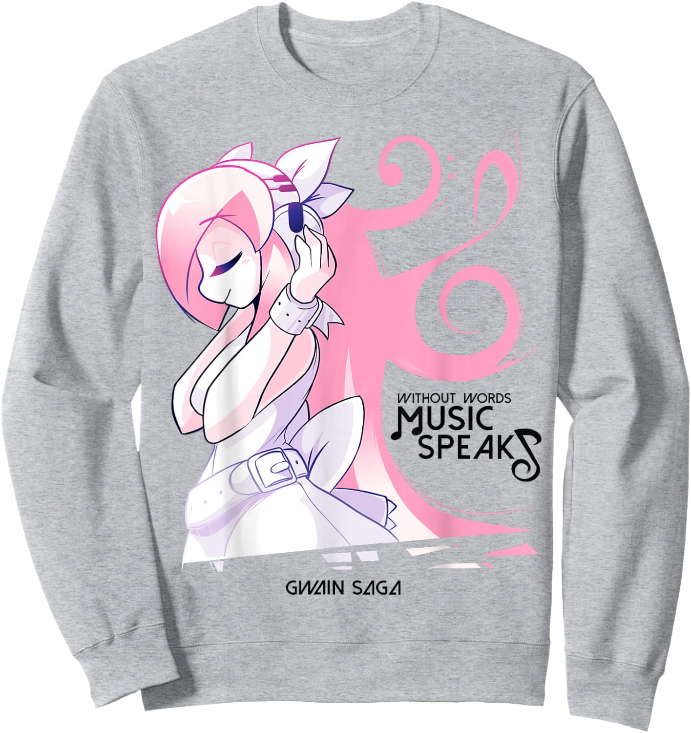 Ami Music | Gwain Saga Official Sweatshirt - Sweatshirt | Ash