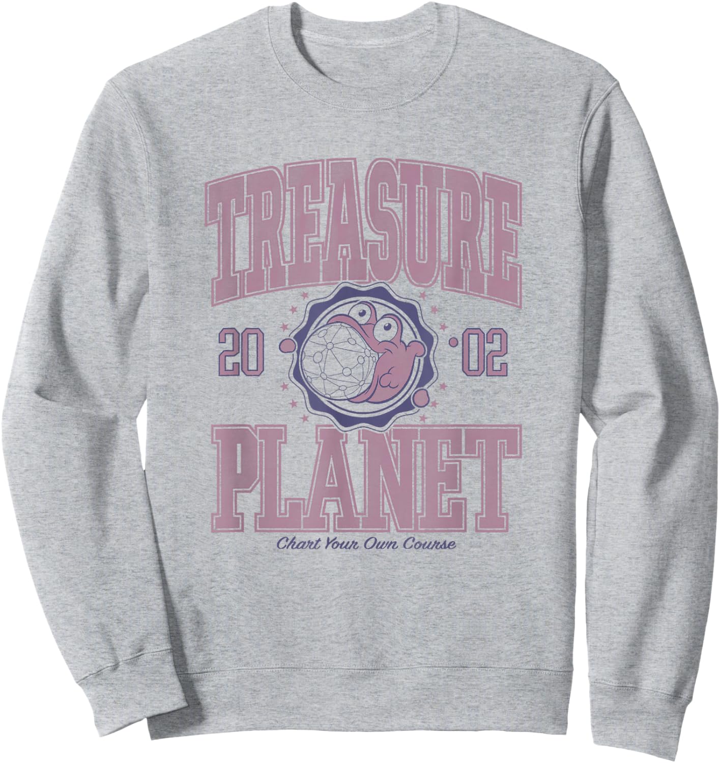 Disney Treasure Planet Morph Chart Your Course Collegiate Sweatshirt - Sweatshirt | Ash