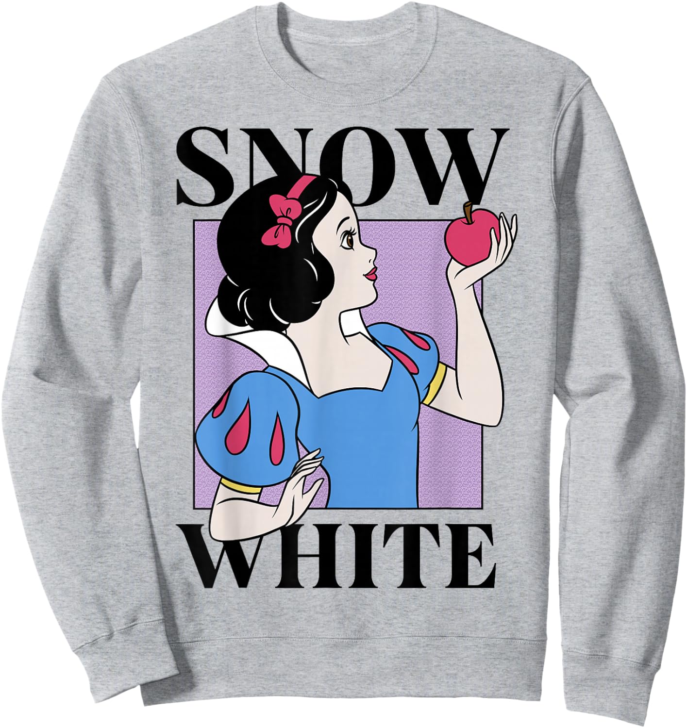 Disney Snow White and The Seven Dwarfs Front & Back Box Up Sweatshirt - Sweatshirt | Ash