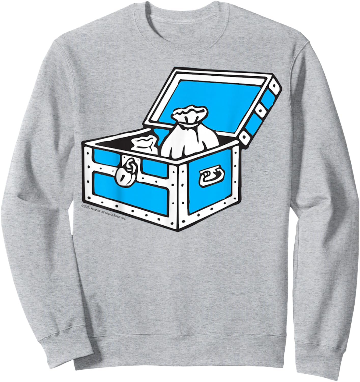 Monopoly Community Chest Logo Sweatshirt - Sweatshirt | Ash