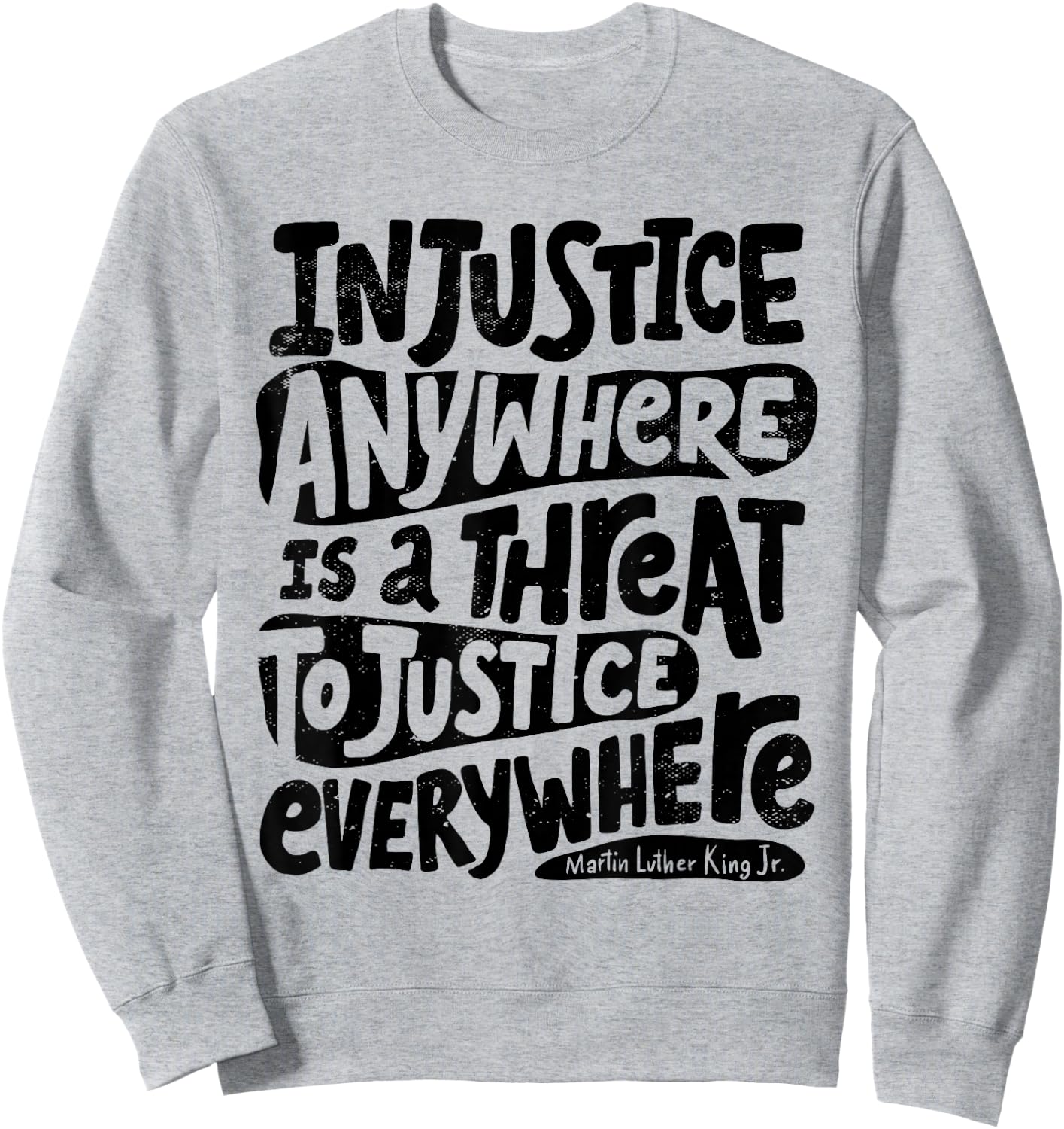 Black Lives Matter African American Protest Racism BLM Small Sweatshirt - Sweatshirt | Ash