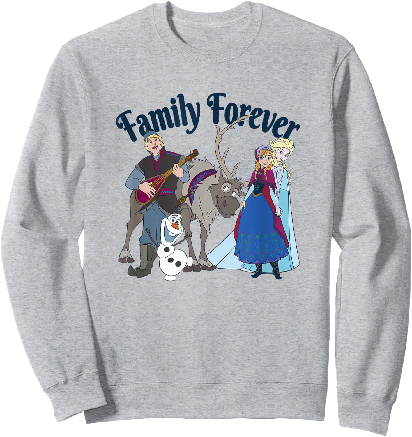 Disney Frozen Family Forever Group Shot Sweatshirt - Sweatshirt | Ash