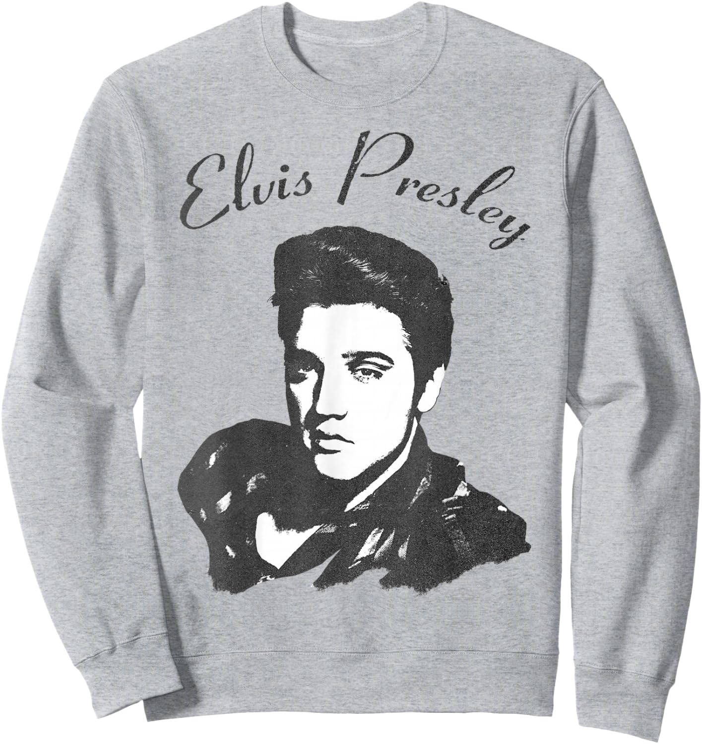 Elvis Presley Official Script Sweatshirt - Sweatshirt | Ash