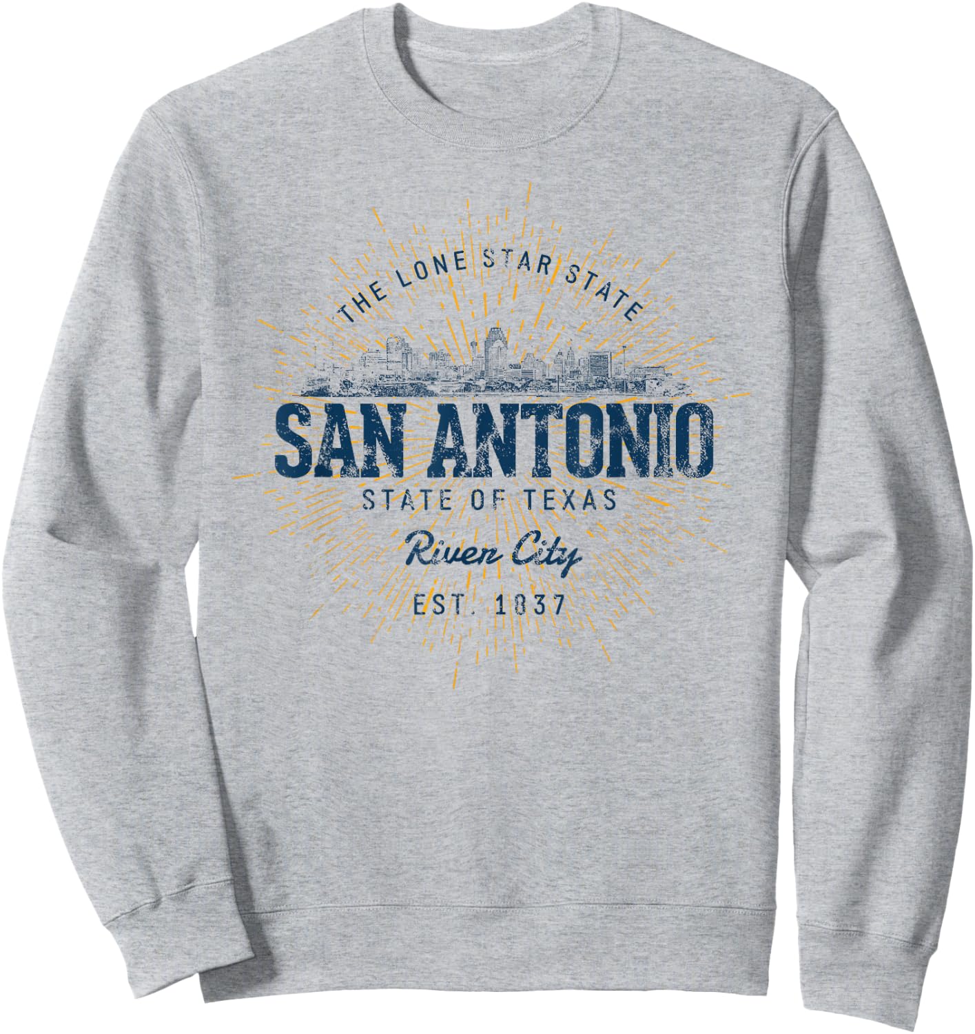 Vintage San Antonio Retro Sweatshirt - Sweatshirt | Ash